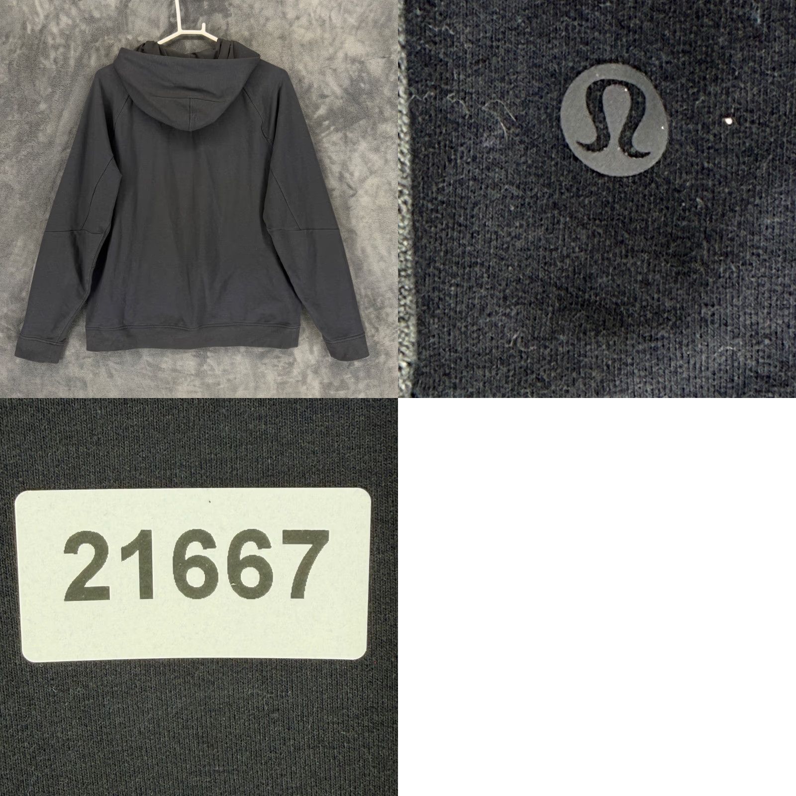Lululemon Lululemon City Sweat Pullover Hoodie Black Mens L Graphic Los Angeles Logo Pocket Size US L / EU 52-54 / 3 - 8 Thumbnail