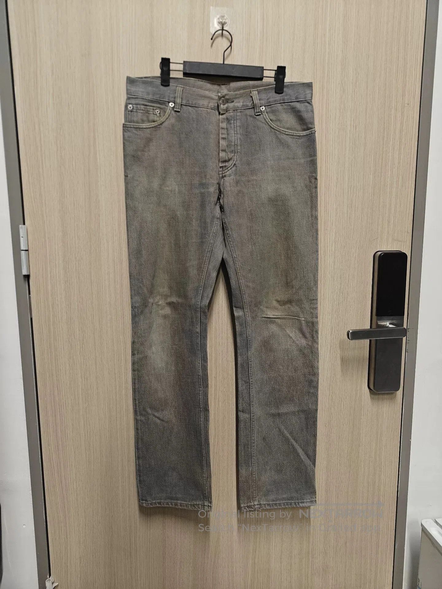Helmut Lang Helmut Lang Classic Washed Light Gray Jeans. Size US 32 / EU 48 - 1 Thumbnail