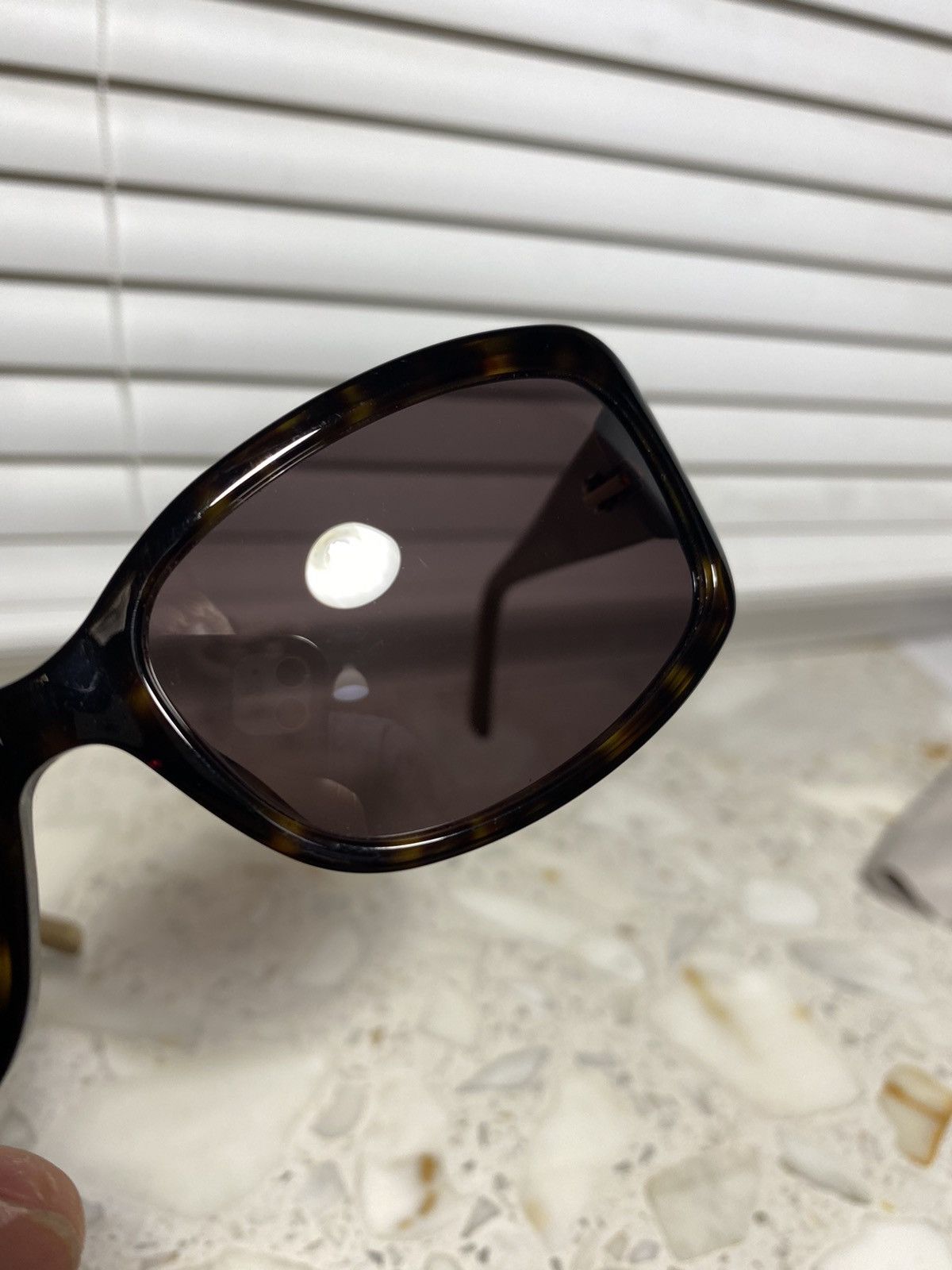 Dior × Vintage Silver Logo Vintage Dior Sunglasses Size ONE SIZE - 8 Thumbnail
