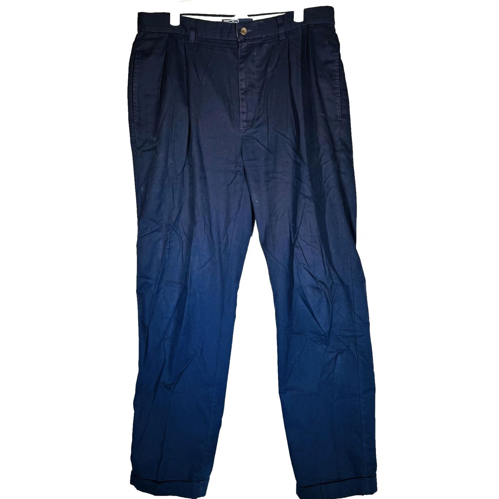 Polo Ralph Lauren Polo by Ralph Lauren Hammond Chino Pants Boys M 33x32 Blue Twill 100% Cotton Size US M / EU 48-50 / 2 - 5 Thumbnail