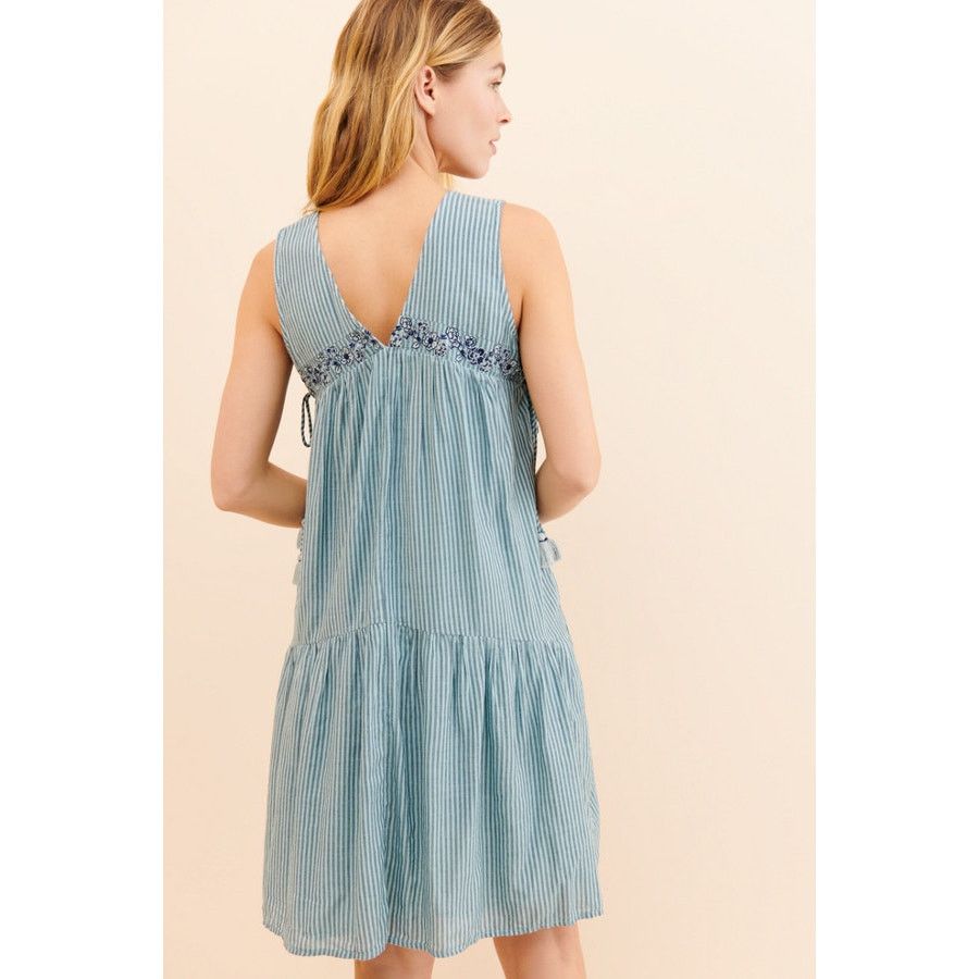 Anthropologie New Anthropologie Aida Floral Embroidered Mini Dress $148 S Size S / US 4 / IT 40 - 4 Thumbnail
