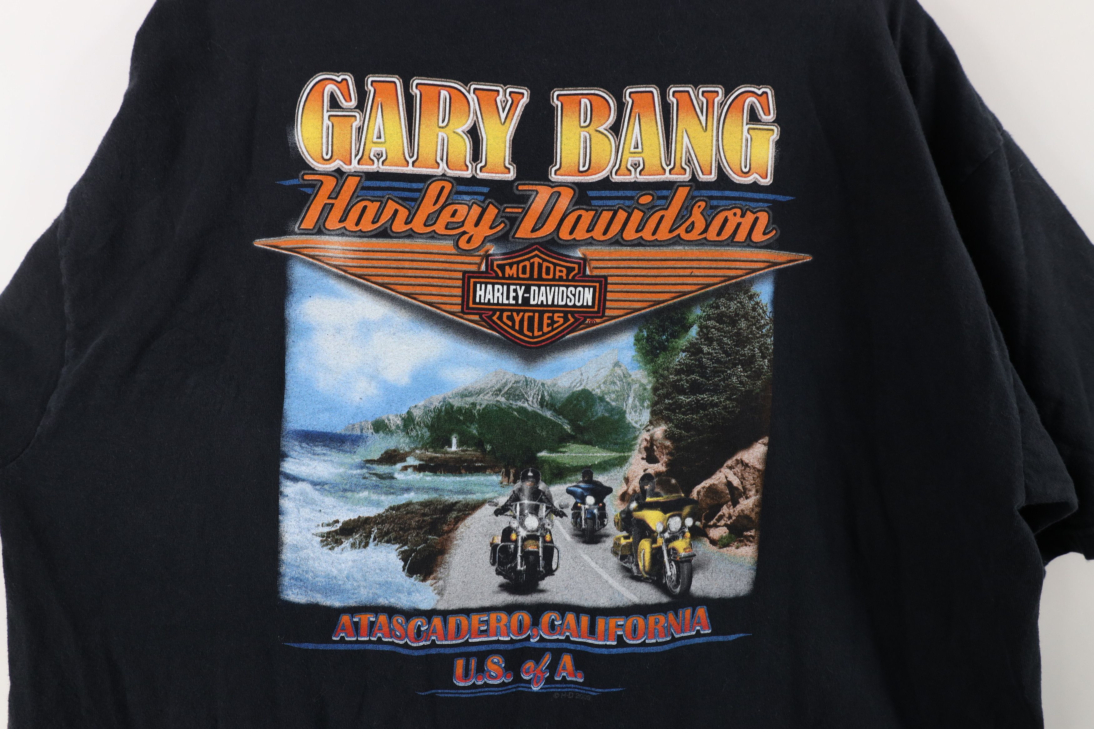 Harley Davidson Vintage Y2K Harley Davidson Spell Out Big Logo T-Shirt Black Size US L / EU 52-54 / 3 - 10 Thumbnail