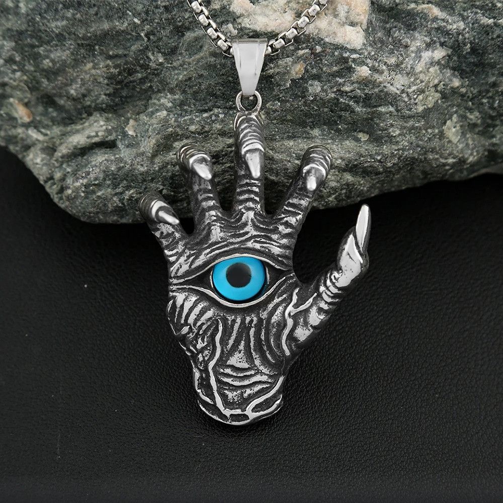Vintage Demon Hand Claw Pendant Necklace Size ONE SIZE - 4 Thumbnail