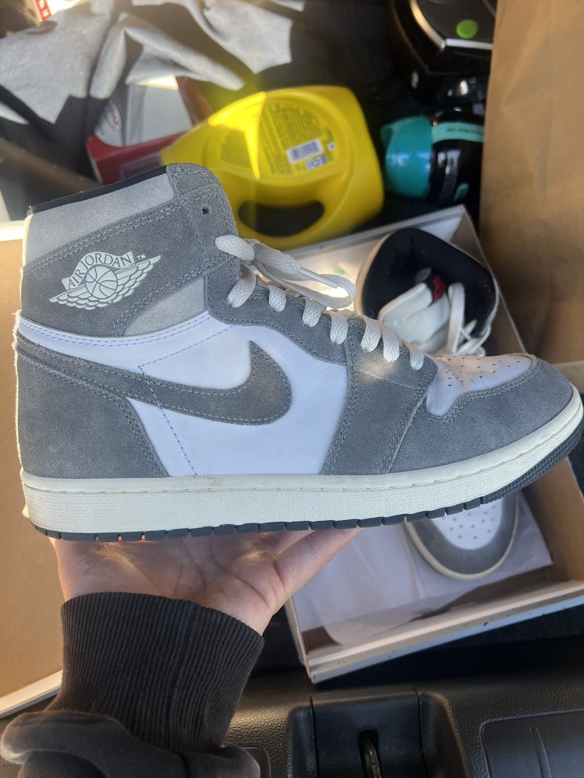 Jordan Brand Jordan 1 Washed Blacked Size US 9 / EU 42 - 3 Thumbnail