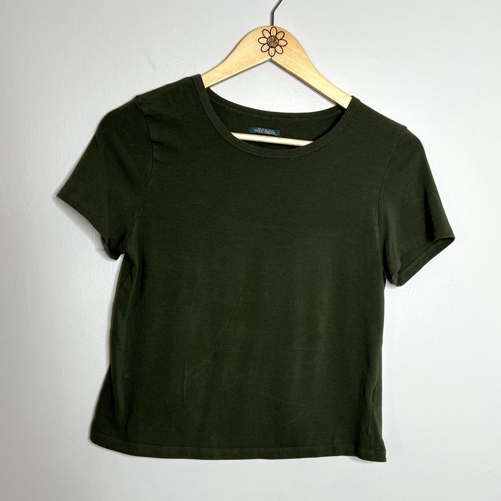 Other Wild Fable Green Short Sleeve Tee Size M / US 6-8 / IT 42-44 - 4 Thumbnail