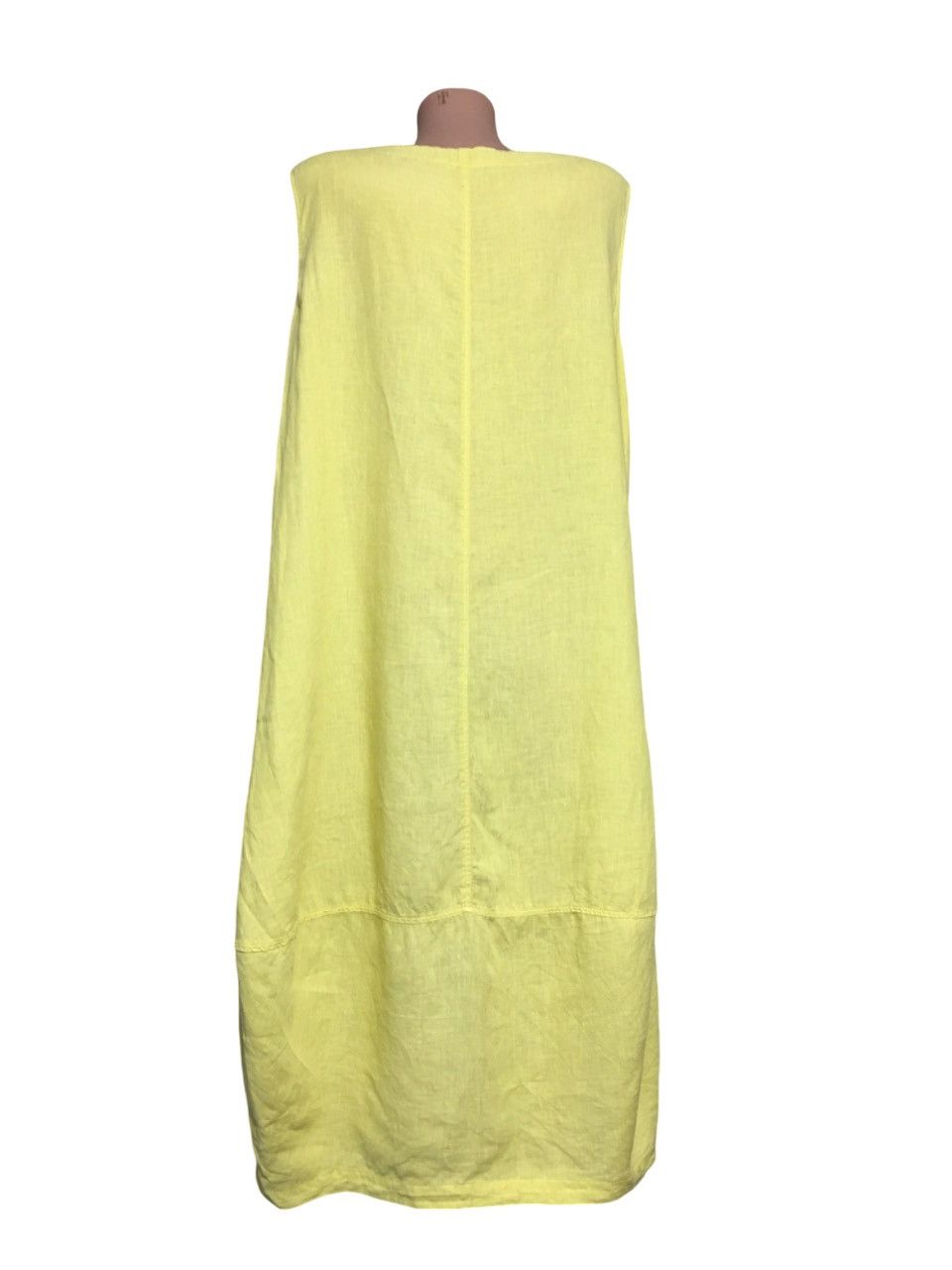 Designer OSKA Linen Yellow Designer Dress Size 2 Size M / US 6-8 / IT 42-44 - 5 Thumbnail