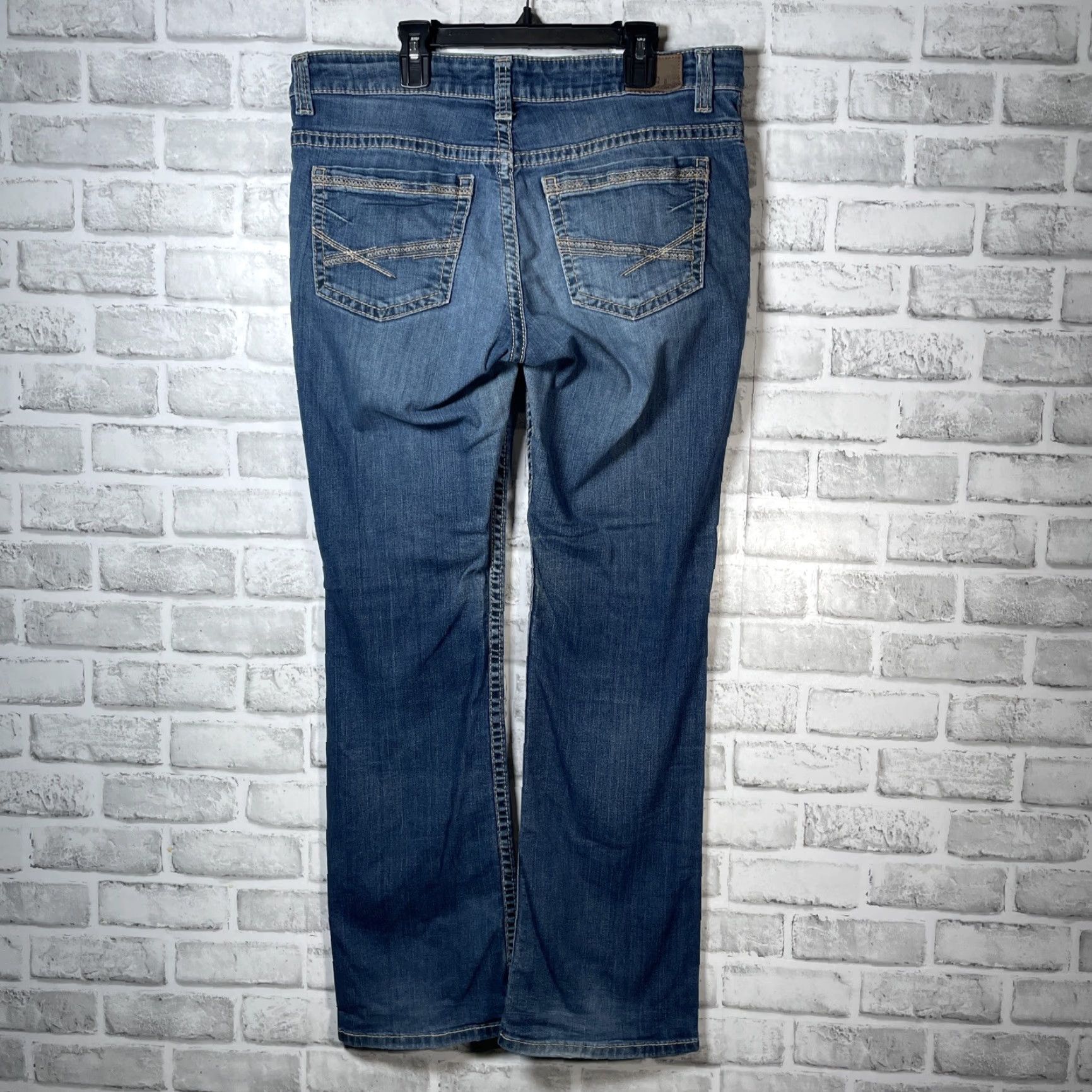 Vintage BKE Payton Women's Straight Leg Jeans Blue Denim Size 30R Inseam 32 Size 30" / US 8 / IT 44 - 6 Thumbnail