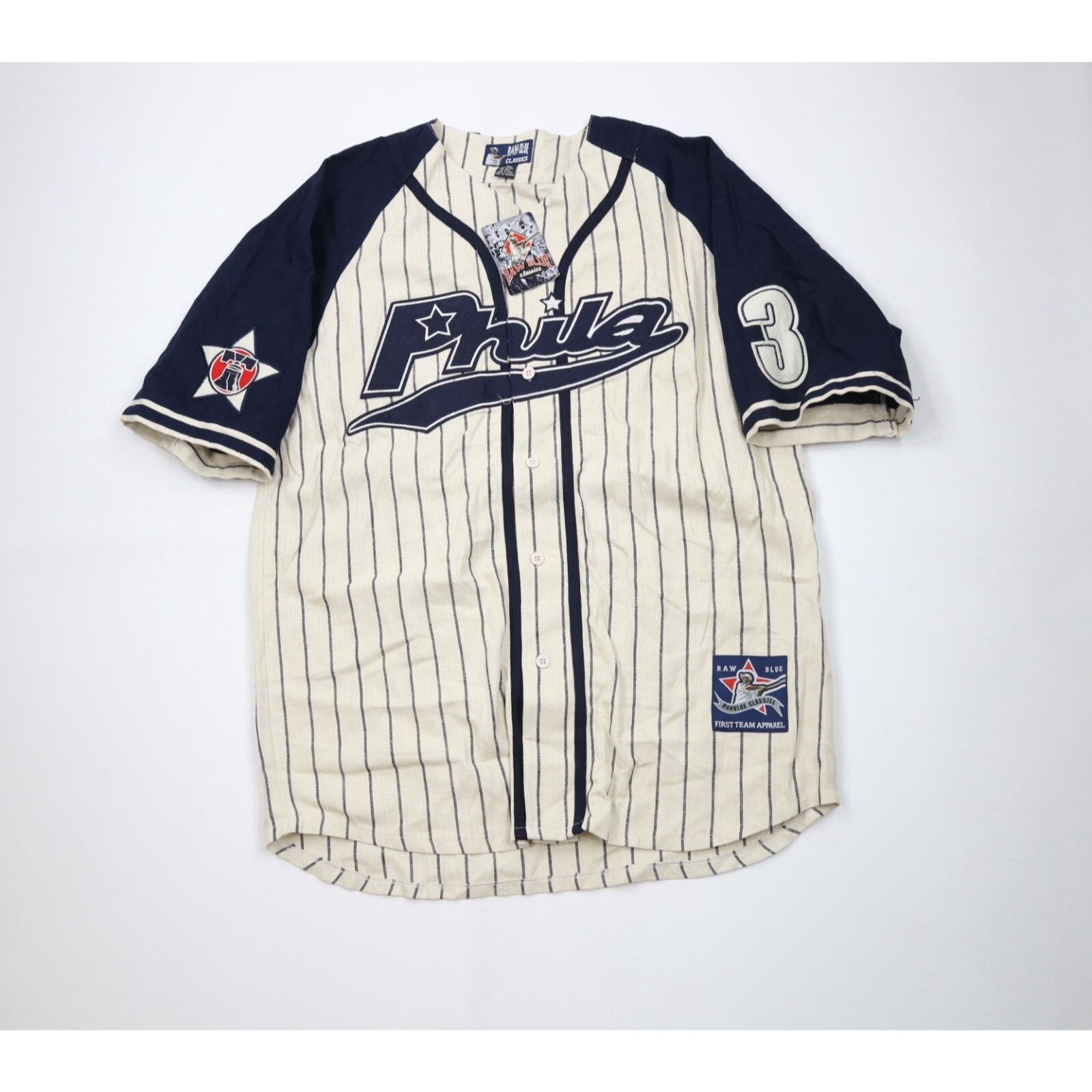Vintage Vintage 90s Negro League Philadelphia Baseball Jersey Set Size US XL / EU 56 / 4 - 2 Thumbnail