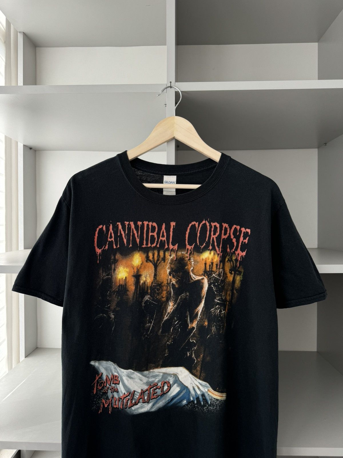 Band Tees × Vintage Cannibal Corpse Tomb of the Mutilated Vintage T Shirt Size US L / EU 52-54 / 3 - 2 Thumbnail