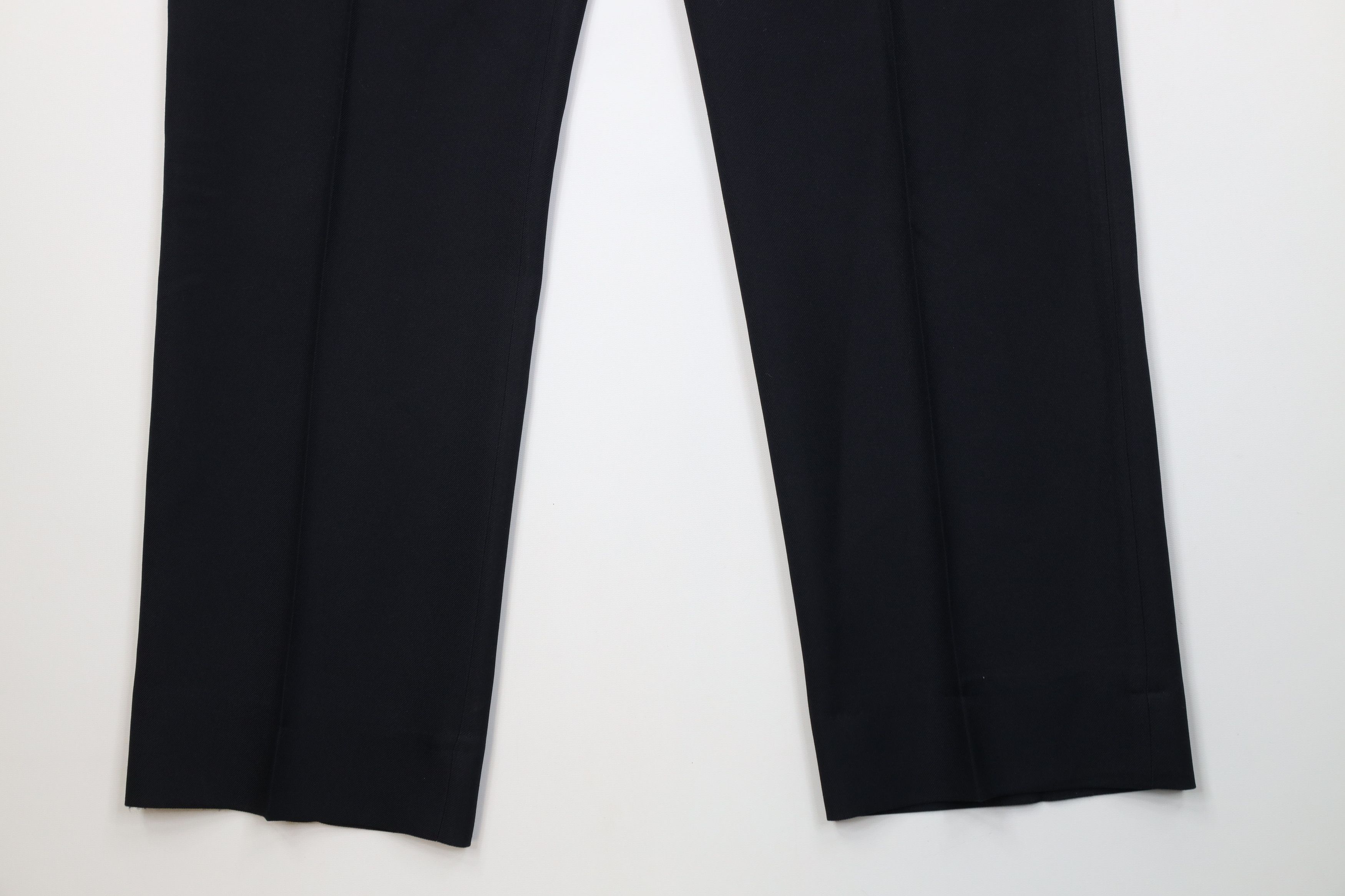 Vintage Vintage 90s Streetwear Flared Wide Leg Chino Pants Blue USA Size US 42 / EU 58 - 4 Thumbnail