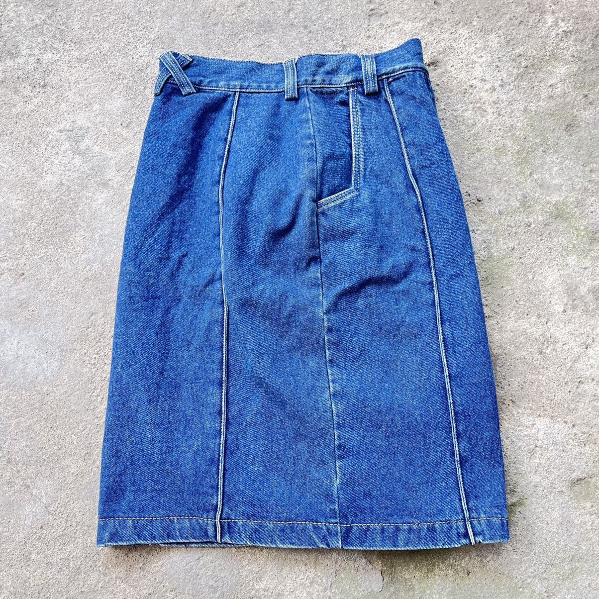 Missoni Vintage Missoni Sport Mini Skirt Denim Size 28" / US 6 / IT 42 - 15 Thumbnail