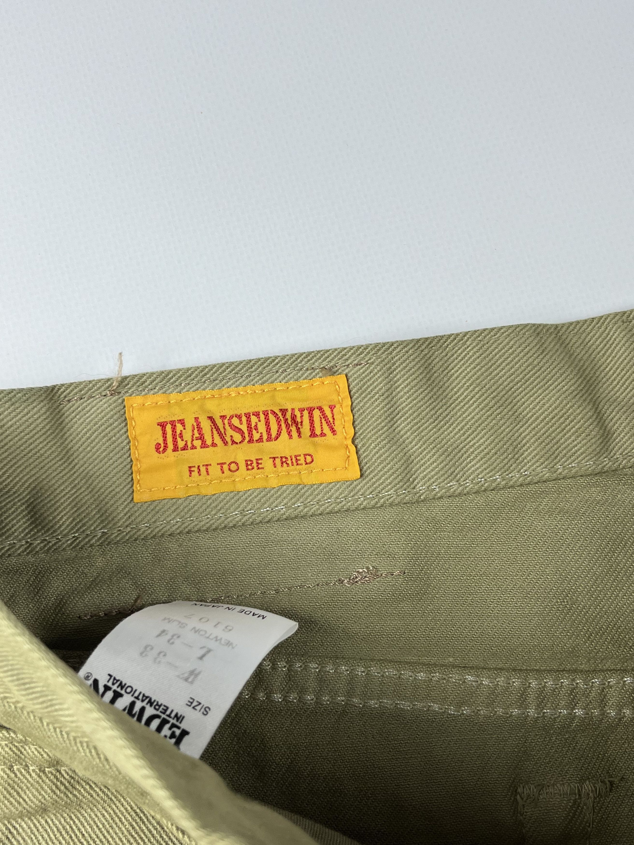Edwin × Japanese Brand × Vintage RARE Edwin Made In Japan Baggy Jeans Size US 34 / EU 50 - 4 Thumbnail