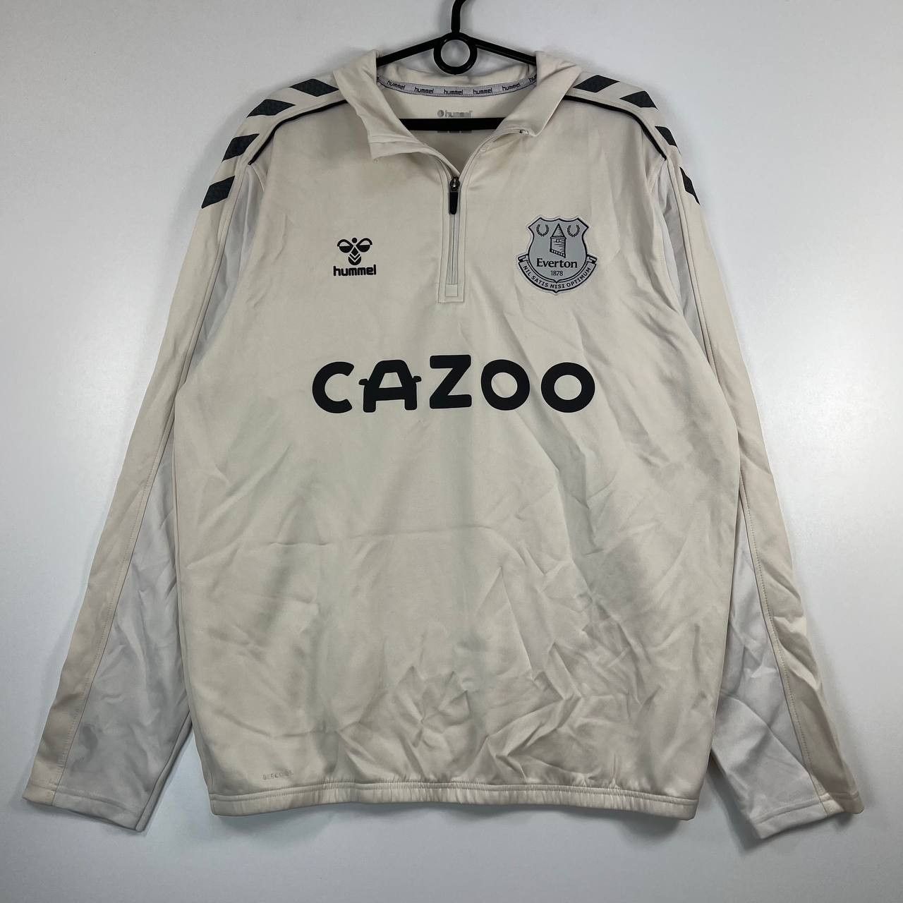 Hummel Everton 2021 2022 Training Top Hummel Cazoo Beige Zip Size L Size US L / EU 52-54 / 3 - 1 Thumbnail