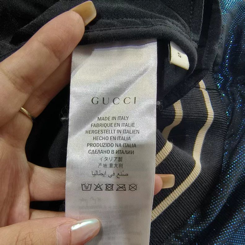 Gucci Gucci Blue glossy zipper jacket Size US S / EU 44-46 / 1 - 6 Thumbnail