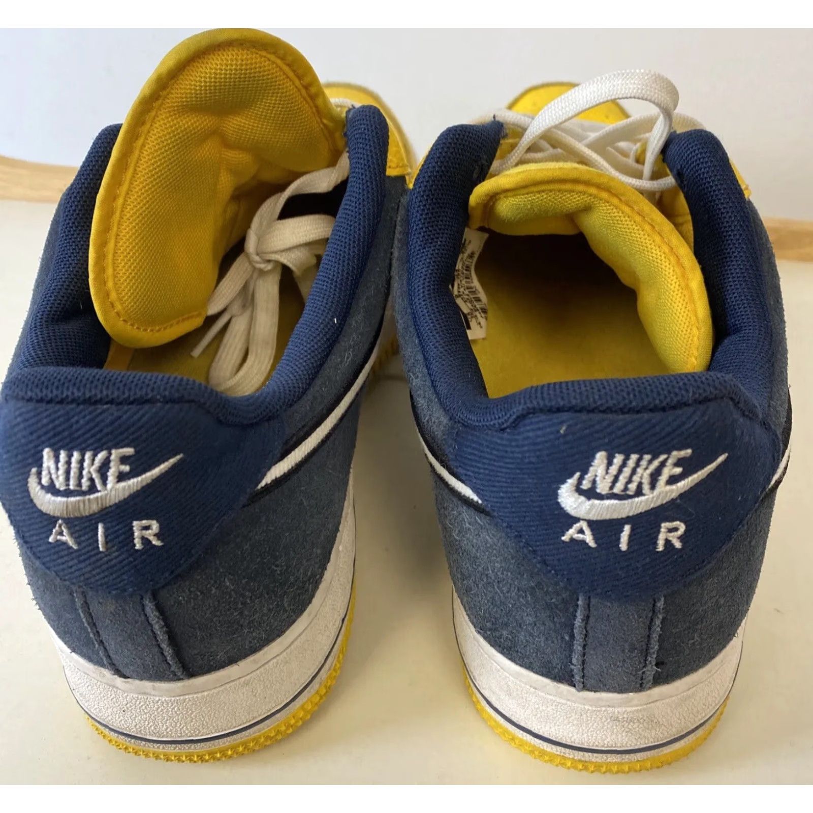 Nike Nike Air Force 1 Low 07 Lv8 Amarillo White Yellow Navy Blue Men 10 / S1 Nike Air Force 1 Low 07 Lv8 Amarillo White Yellow Navy Blue Men 10 / S1 Size ONE SIZE - 4 Thumbnail