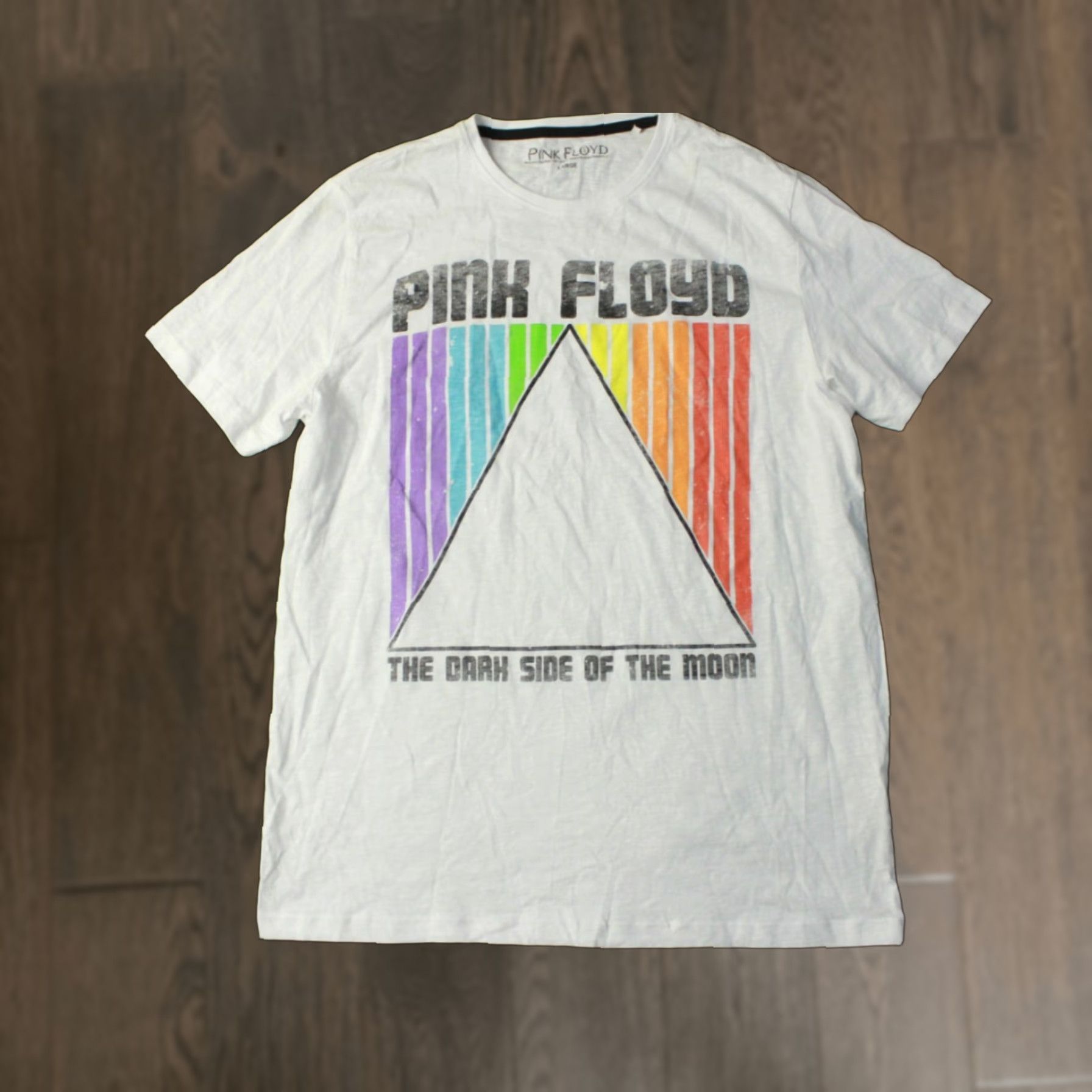 Vintage PINK FLOYD 2019 ROCK SHIRT L Men White 100% Cotton The Dark Side Of The Moon Official Product Tee Jersey Shirt Size US L / EU 52-54 / 3 - 1 Thumbnail