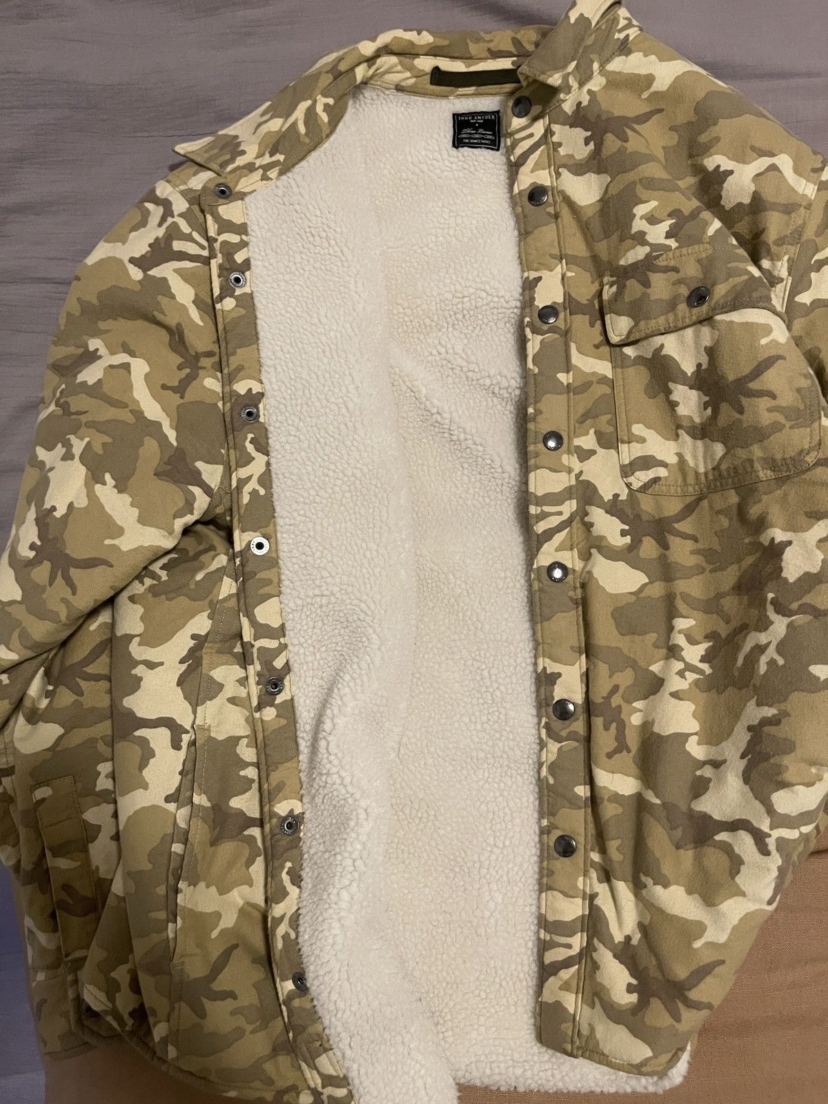 Todd Snyder Todd Snyder x Three Looms Sherpa Overshirt Size US XL / EU 56 / 4 - 2 Thumbnail
