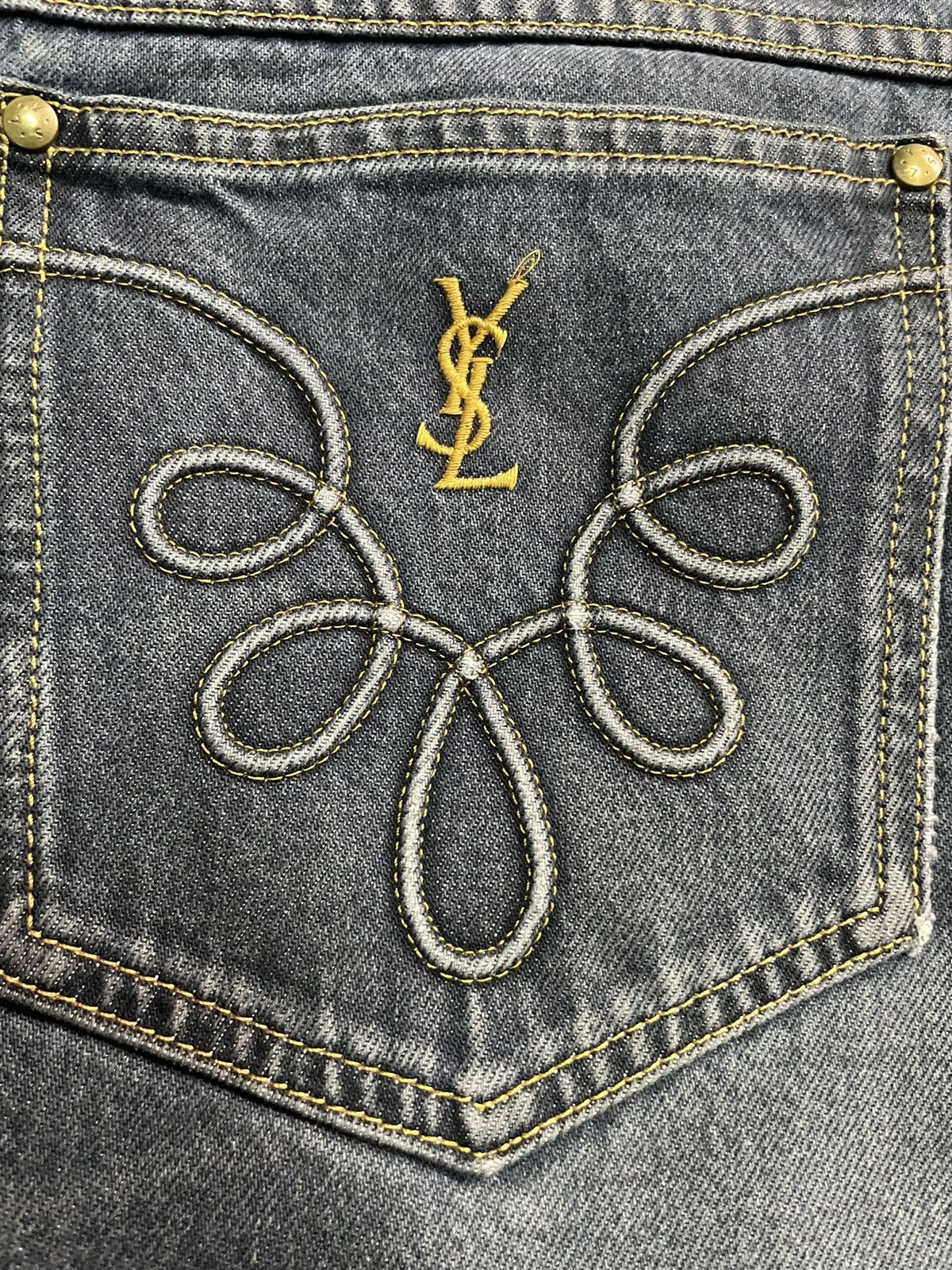 Designer × Vintage × Yves Saint Laurent Vintage YvesSaintLaurent Denim Size US 33 - 16 Thumbnail