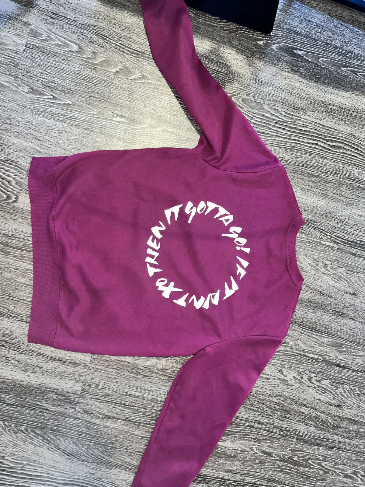 H&M × The Weeknd Rare The Weeknd x H&M "If It Ain’t XO" Maroon Sweatshirt - M Size US M / EU 48-50 / 2 - 2 Thumbnail