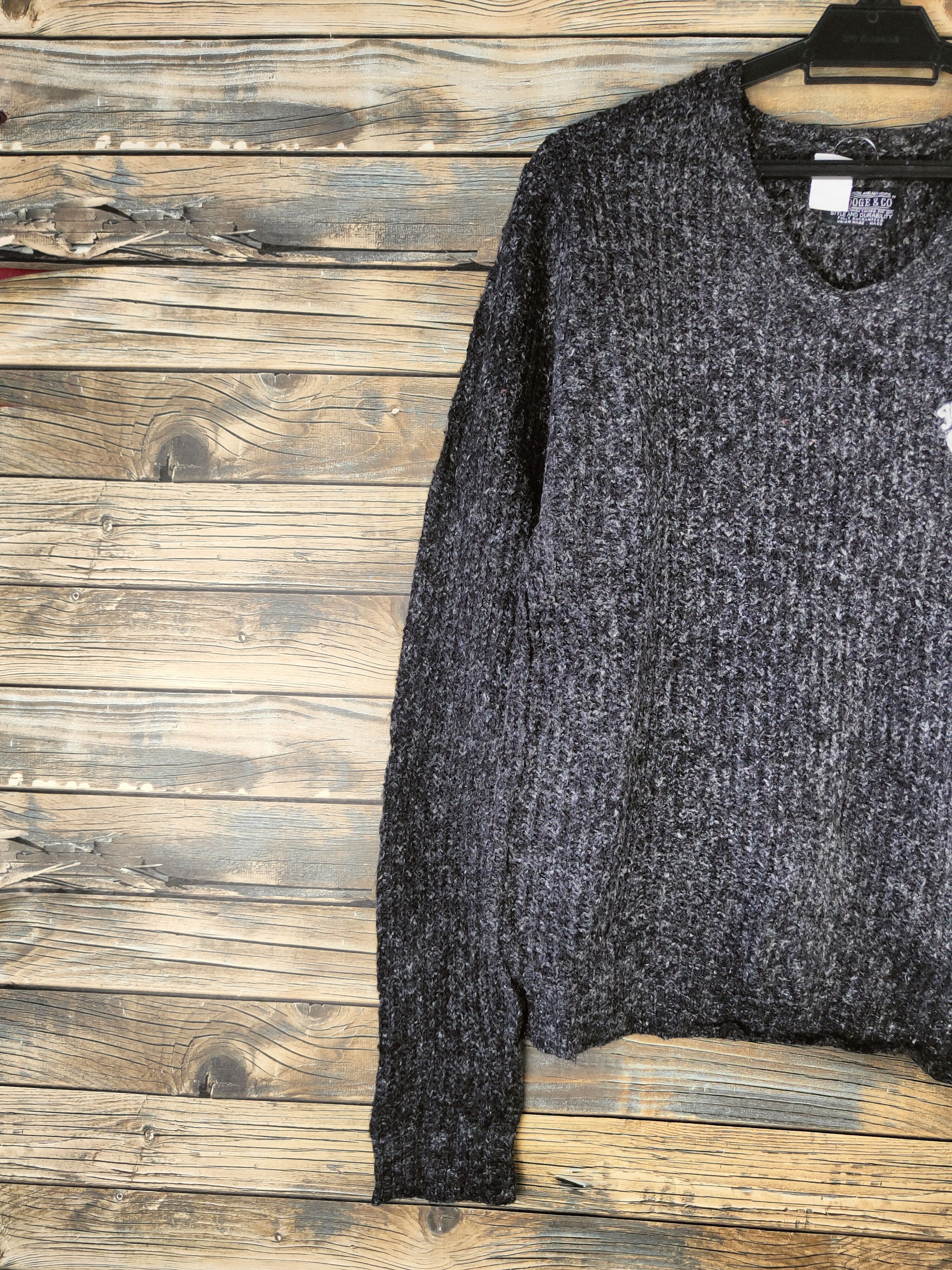 Japanese Brand DL Stooge&co Black Knitwear Sweatshirts #46-1002 Size M / US 6-8 / IT 42-44 - 3 Thumbnail