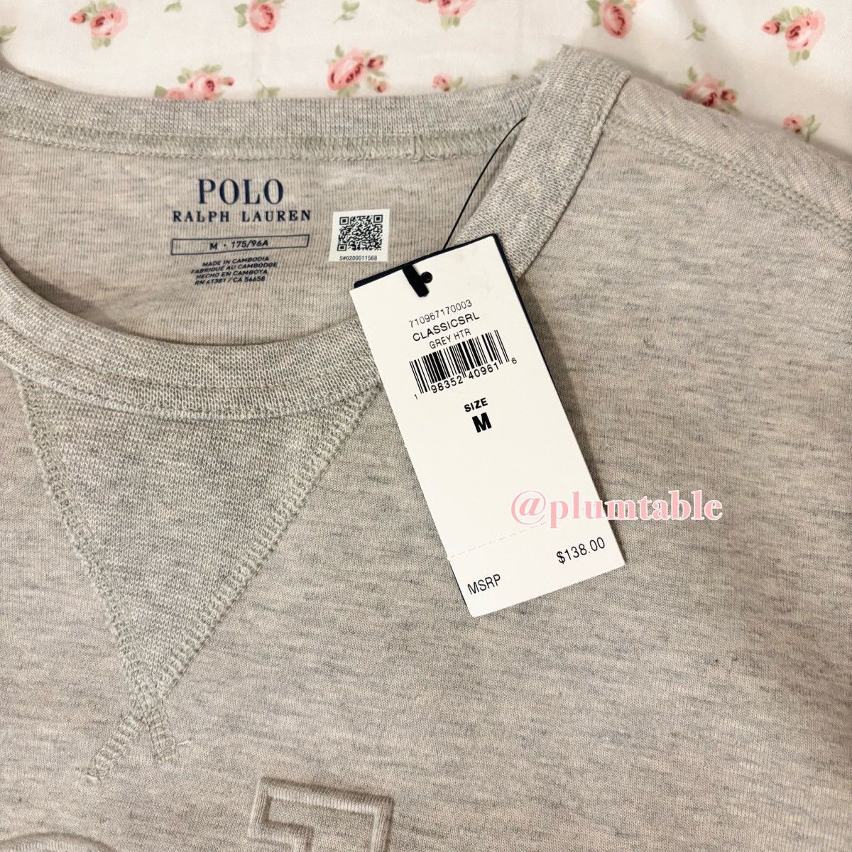 Polo Ralph Lauren 🎀༉‧₊˚. NWT Ralph Lauren Crewneck Sweatshirt/Jumper Size M / US 6-8 / IT 42-44 - 2 Thumbnail