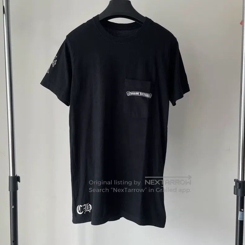 Chrome Hearts CHROME HEARTS Size S Black Phantom Cross Short Sleeve Size US S / EU 44-46 / 1 - 1 Thumbnail