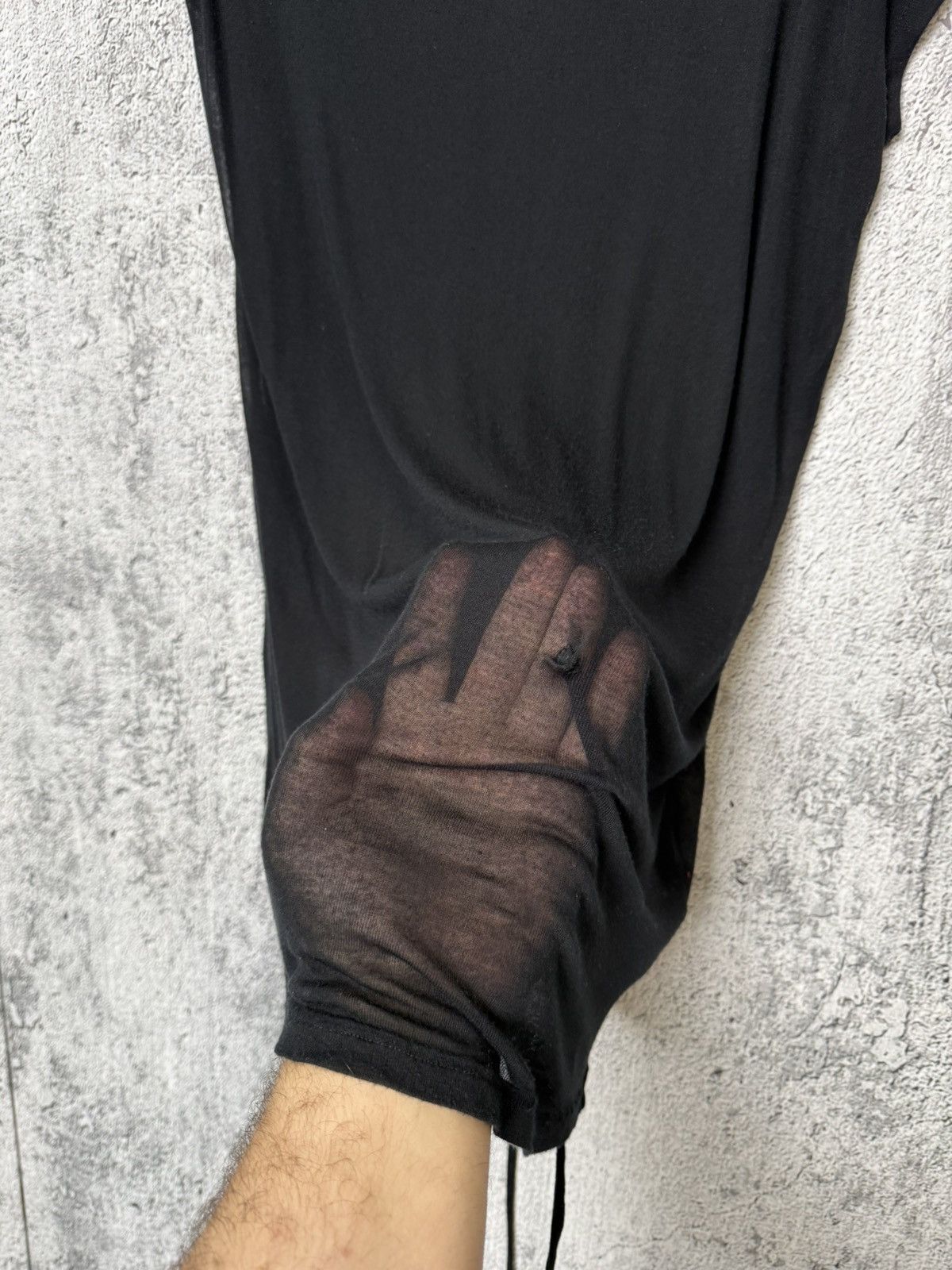 Ann Demeulemeester Ann Demeulemeester Avant-Garde Sheer Top Asymmetric Modal Size L / US 10 / IT 46 - 7 Thumbnail