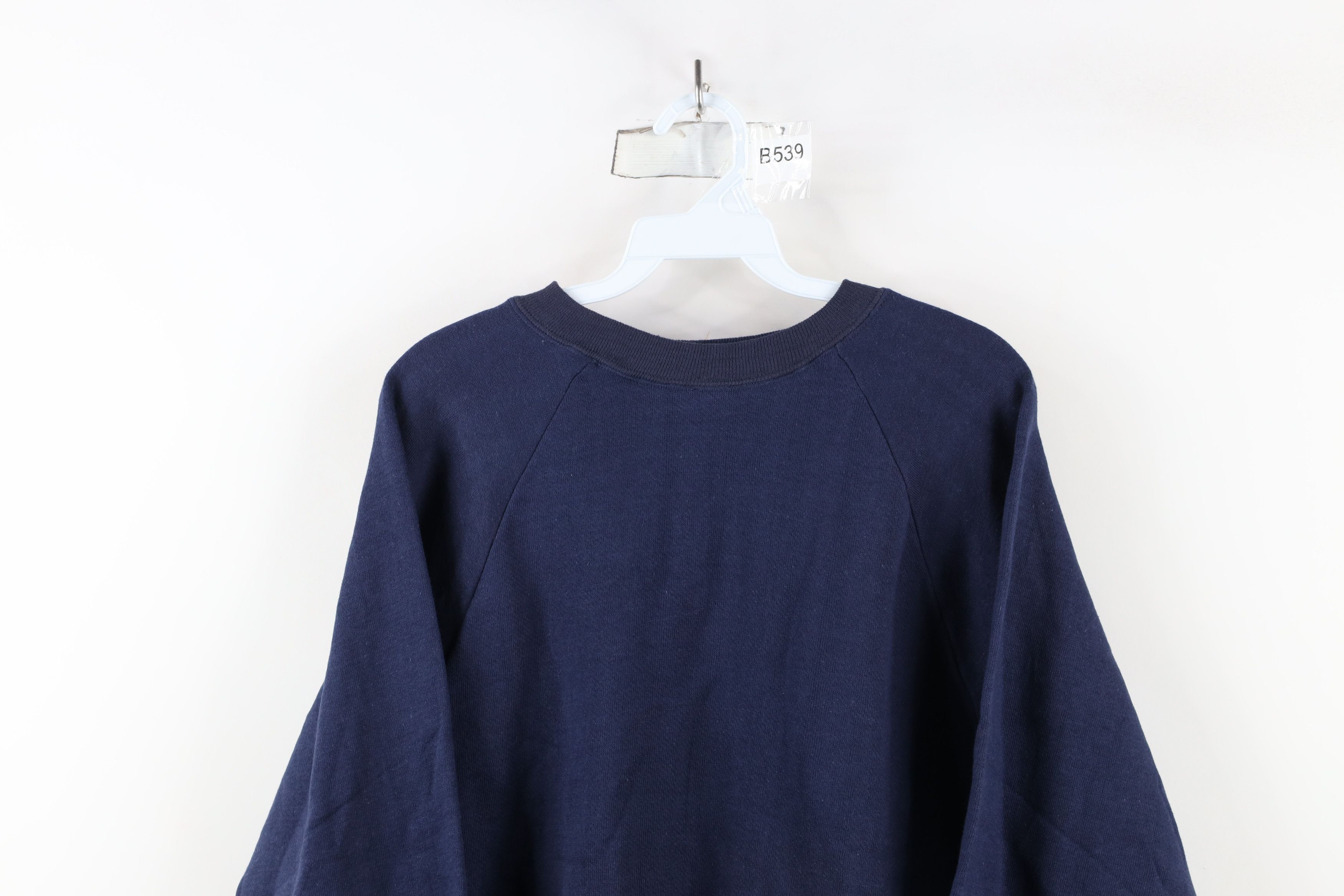 Russell Athletic Vintage 70s Russell Athletic Crewneck Sweatshirt Blue USA Size US M / EU 48-50 / 2 - 2 Thumbnail