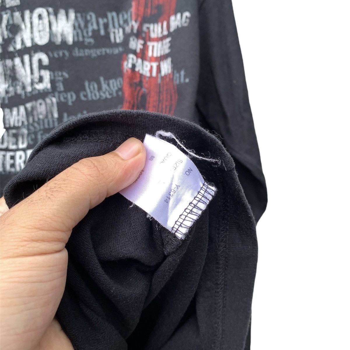 Japanese Brand Bossy hill poem longsleeave tee Size US L / EU 52-54 / 3 - 5 Thumbnail