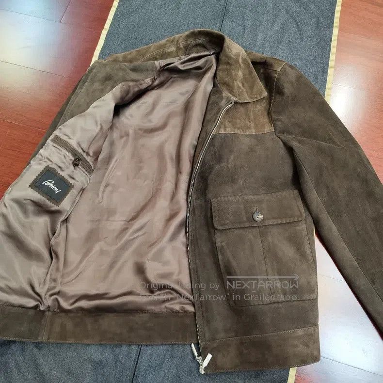 Brioni Brioni Leather jacket Size US L / EU 52-54 / 3 - 3 Thumbnail