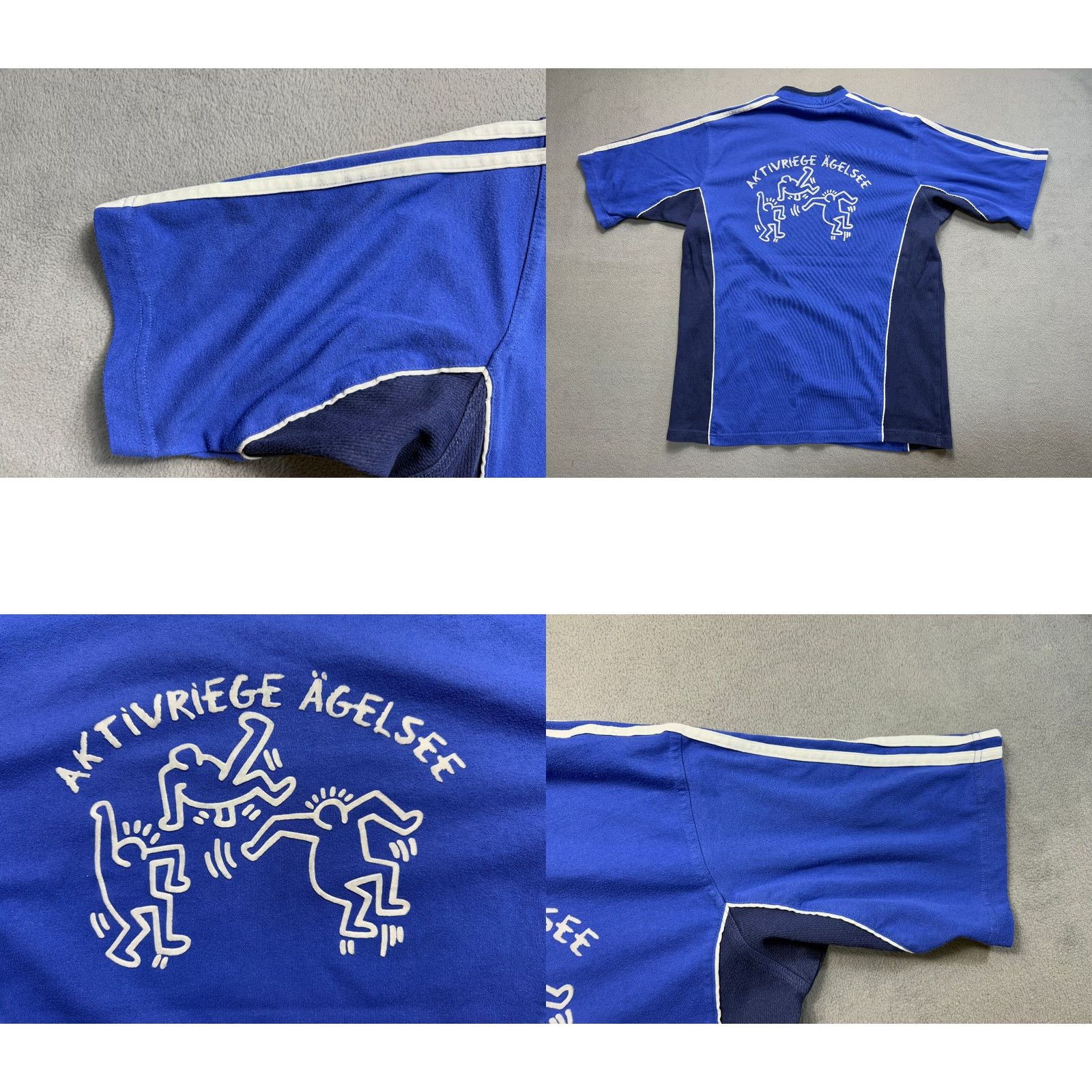 Adidas adidas Aktivriege Agelsee shirt 1999 Blue size L mens Size US L / EU 52-54 / 3 - 9 Thumbnail