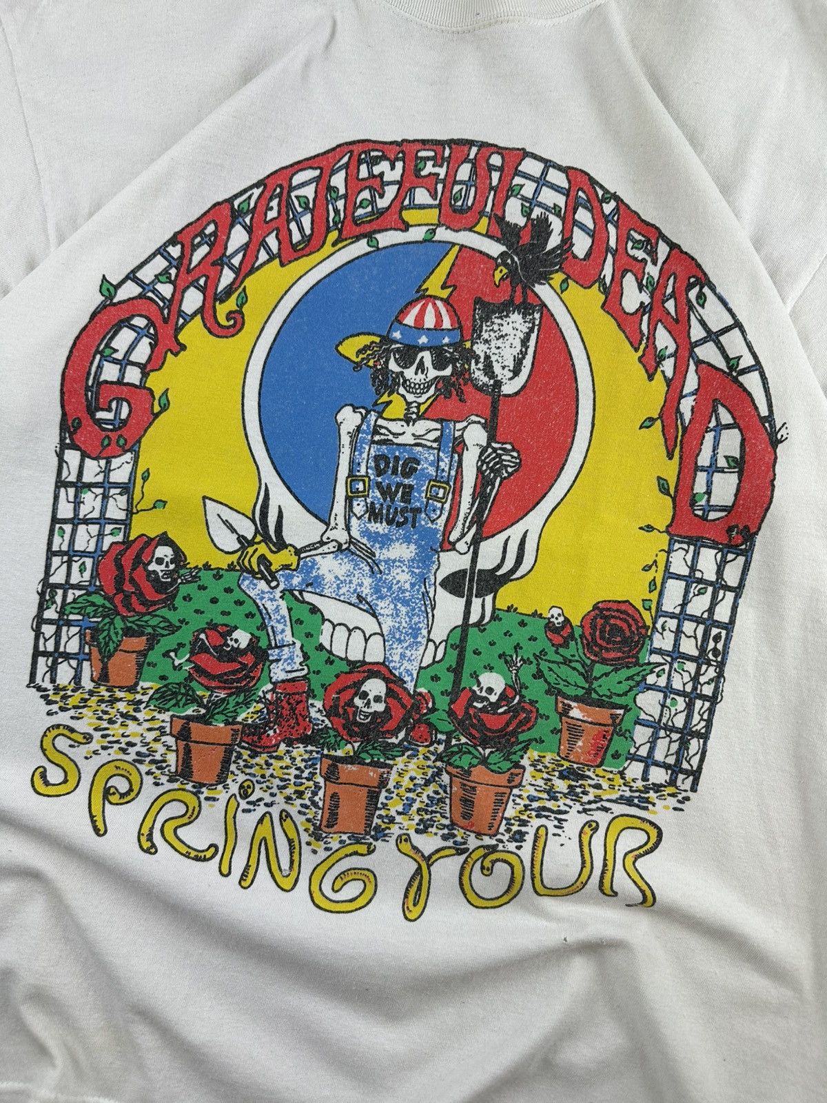 Grateful Dead T-shirt tee Gratefull Dead Spring tour Vintage Size US S / EU 44-46 / 1 - 2 Thumbnail