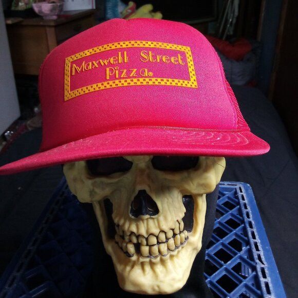 Vintage Deadstock Vintage Maxwell Street Pizza Trucker Hat Cap Size ONE SIZE - 1 Thumbnail