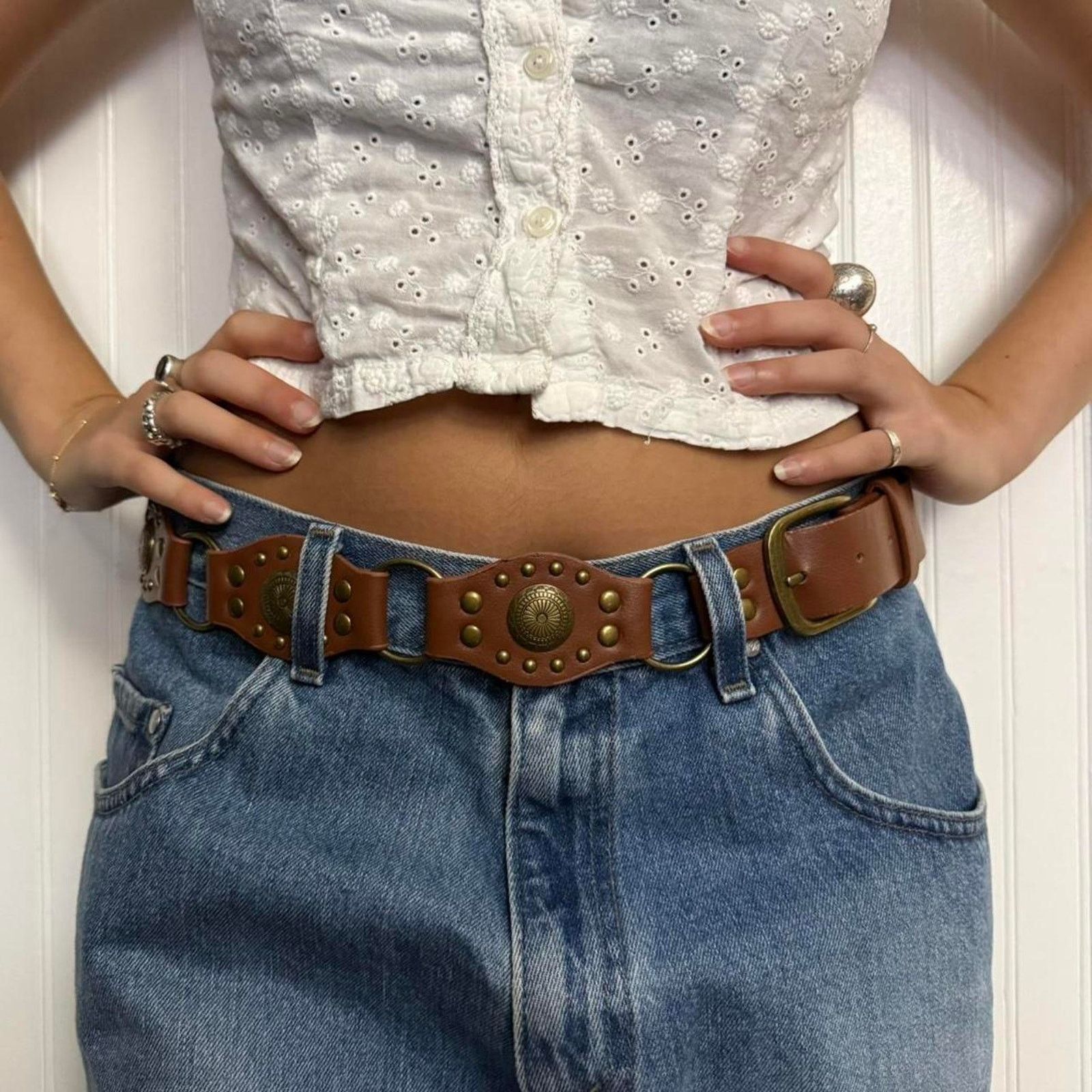 Other Brown vegan leather boho WMNS2 Size ONE SIZE - 5 Thumbnail