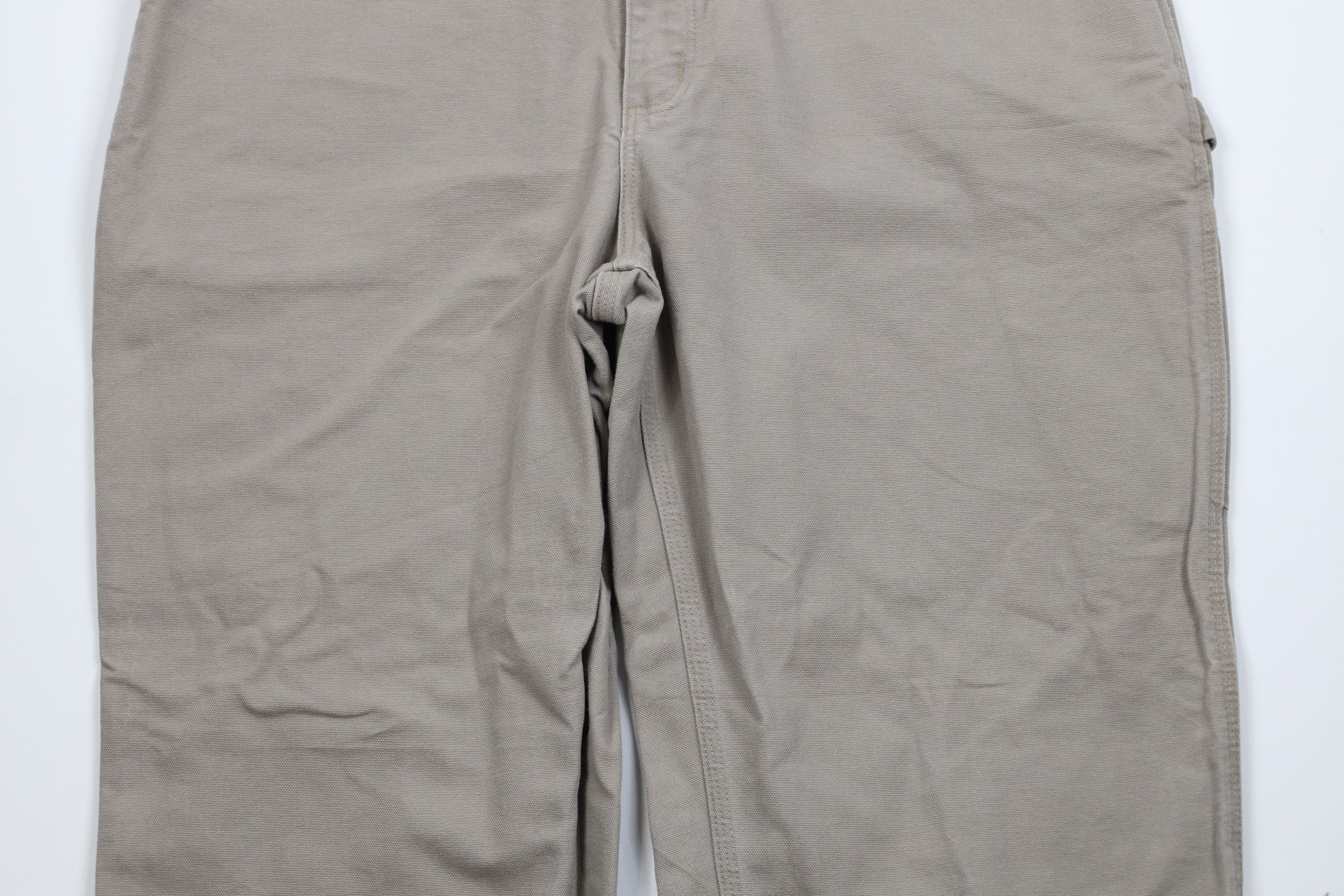 Carhartt Vintage Y2K Carhartt Wide Leg Dungaree Pants Desert Brown Size US 40 / EU 56 - 3 Thumbnail