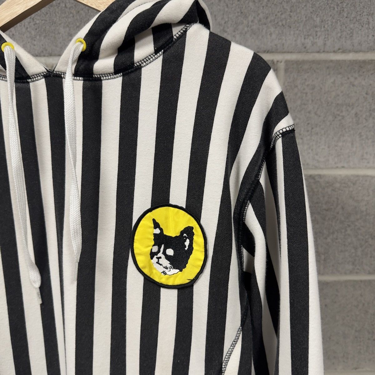 Golf Wang 2014 Kill Cat Flog Gnaw Striped Hoodie Black White Size US L / EU 52-54 / 3 - 5 Thumbnail