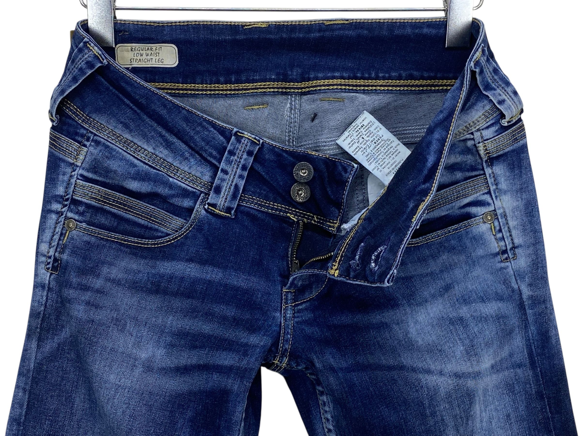 Japanese Brand Pepe Skinny Jeans Japanese Embroidered Jeans Size 27" / US 4 / IT 40 - 5 Thumbnail