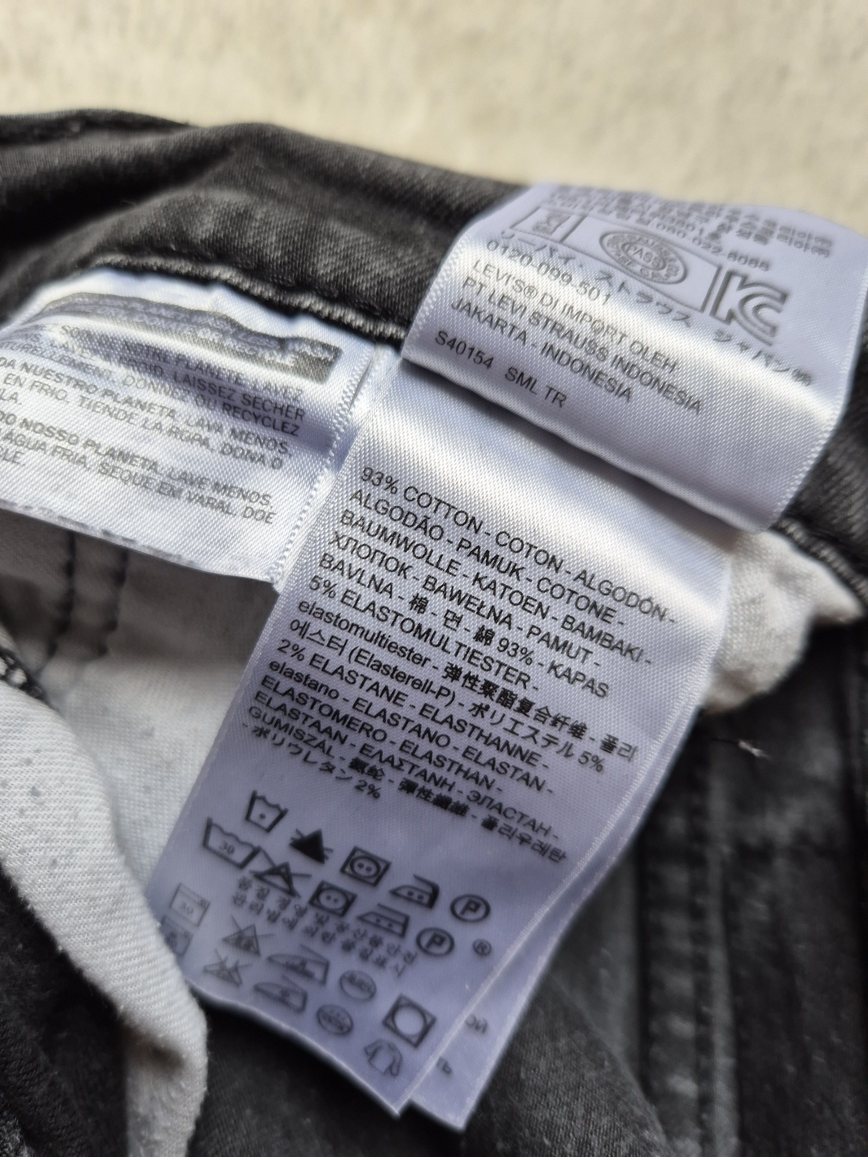 Levi's Levi's black men's jeans Size US 27 - 7 Thumbnail