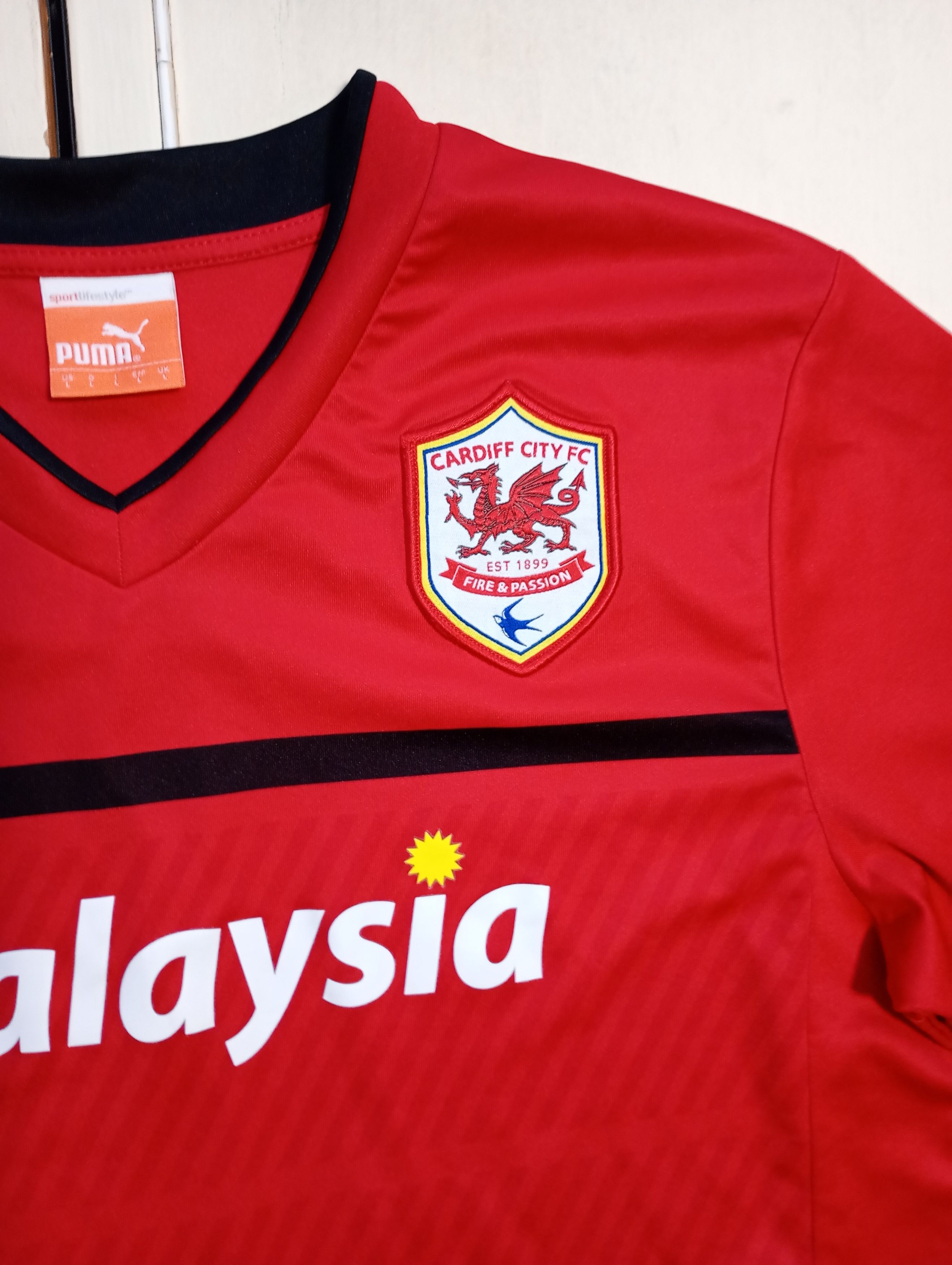 Puma Puma Cardiff City Home Jersey 2012-2013 Size US L / EU 52-54 / 3 - 7 Thumbnail