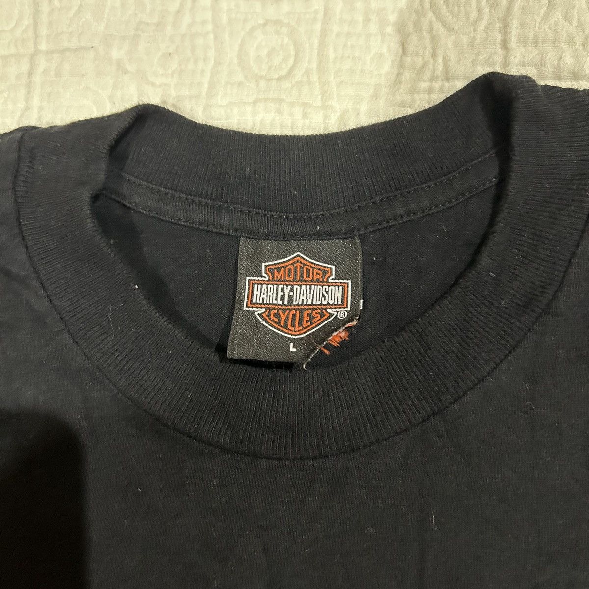 Harley Davidson × Vintage Harley Davidson black graphic biker tee Size US L / EU 52-54 / 3 - 2 Thumbnail