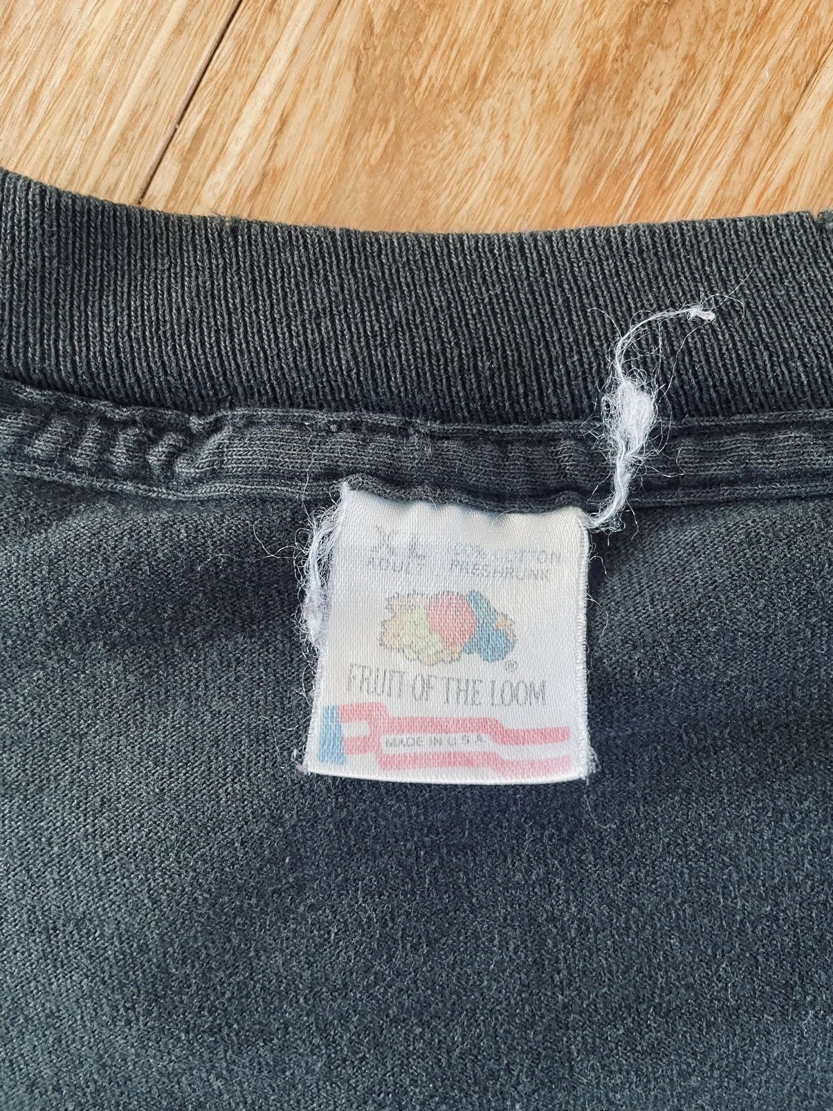 Vintage Vintage inside out army tee fruit of loom Size US XL / EU 56 / 4 - 4 Thumbnail