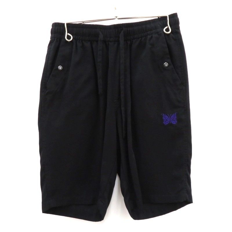 image of Needles Shorts Twill Elastic Waistline String Cowboy Short Black, Men's (Size 29)