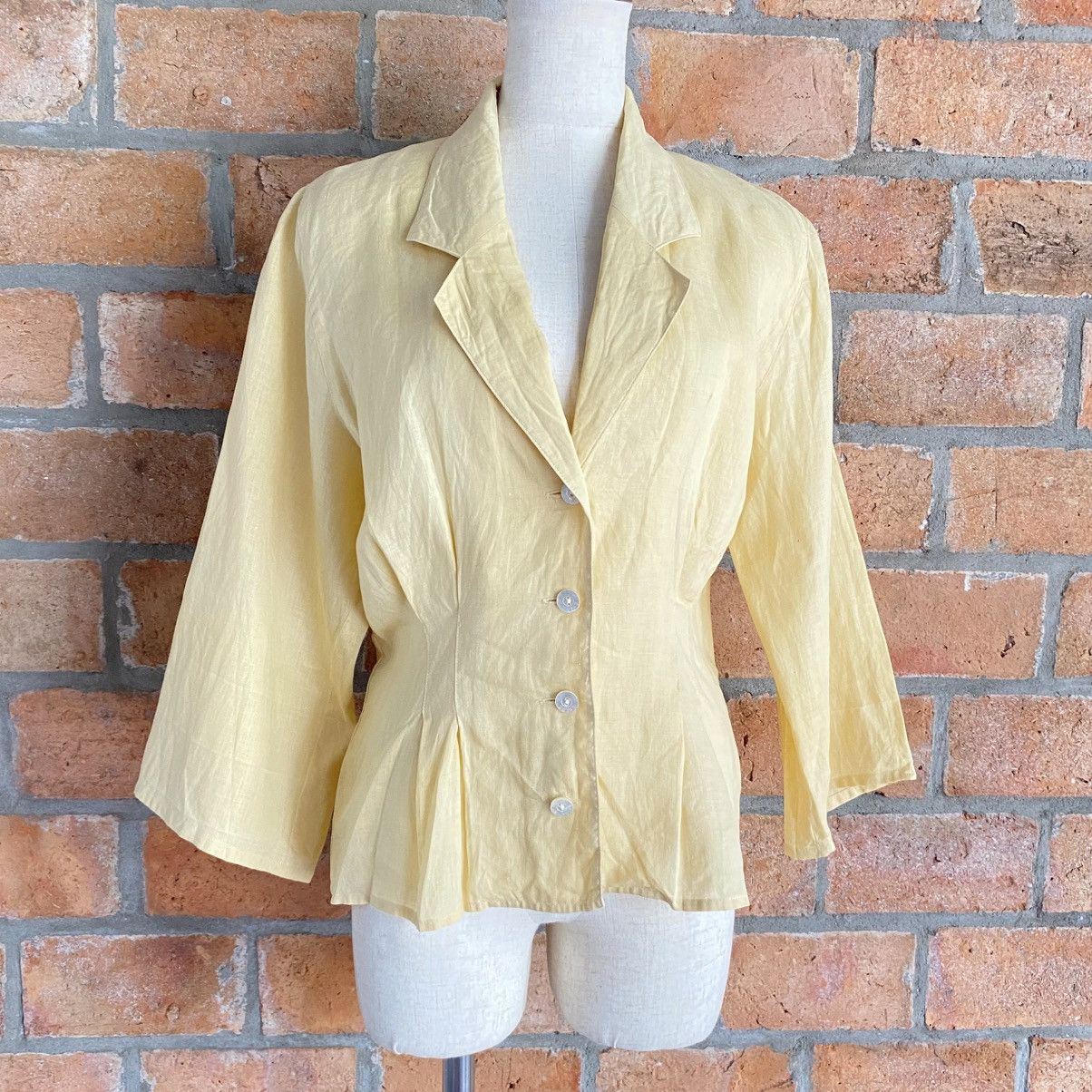 Chloe Chloe Yellow Blazer Size S / US 4 / IT 40 - 1 Thumbnail