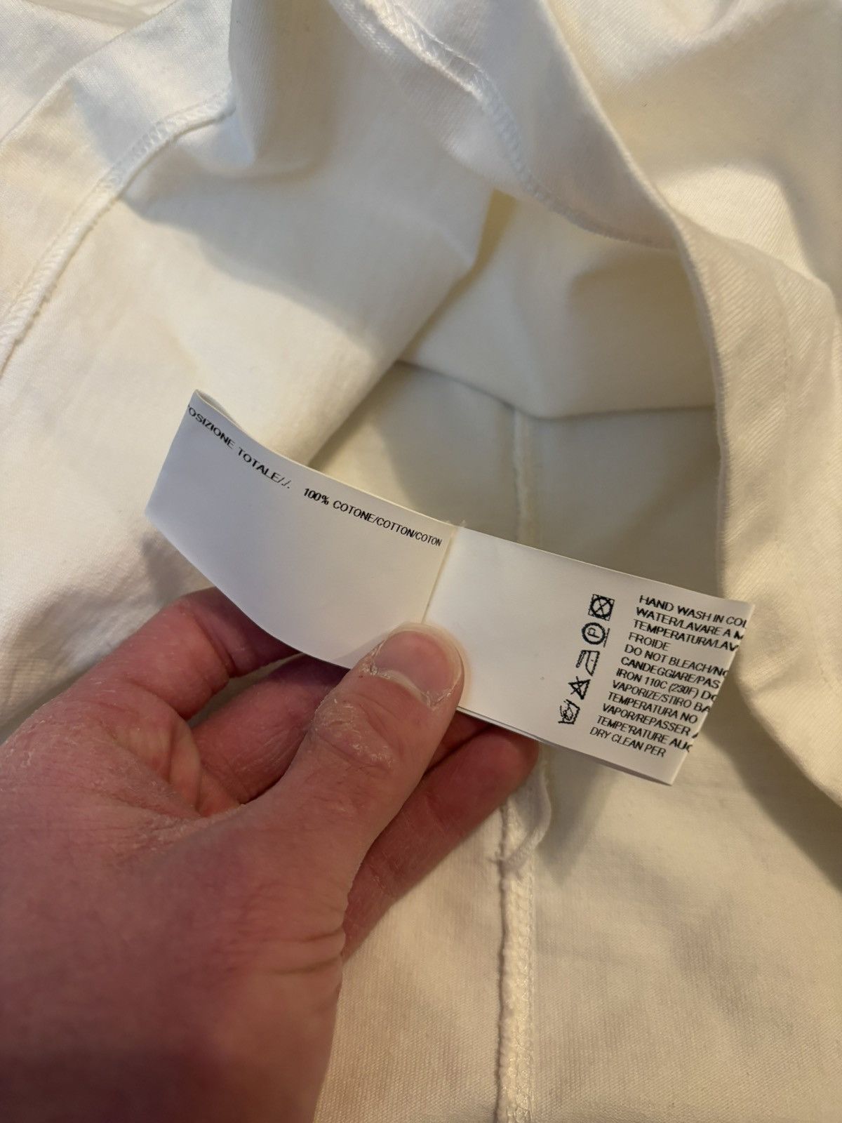 Rick Owens Rick Owens FW14 Moody Long Sleeve Crewneck White Size US S / EU 44-46 / 1 - 6 Thumbnail