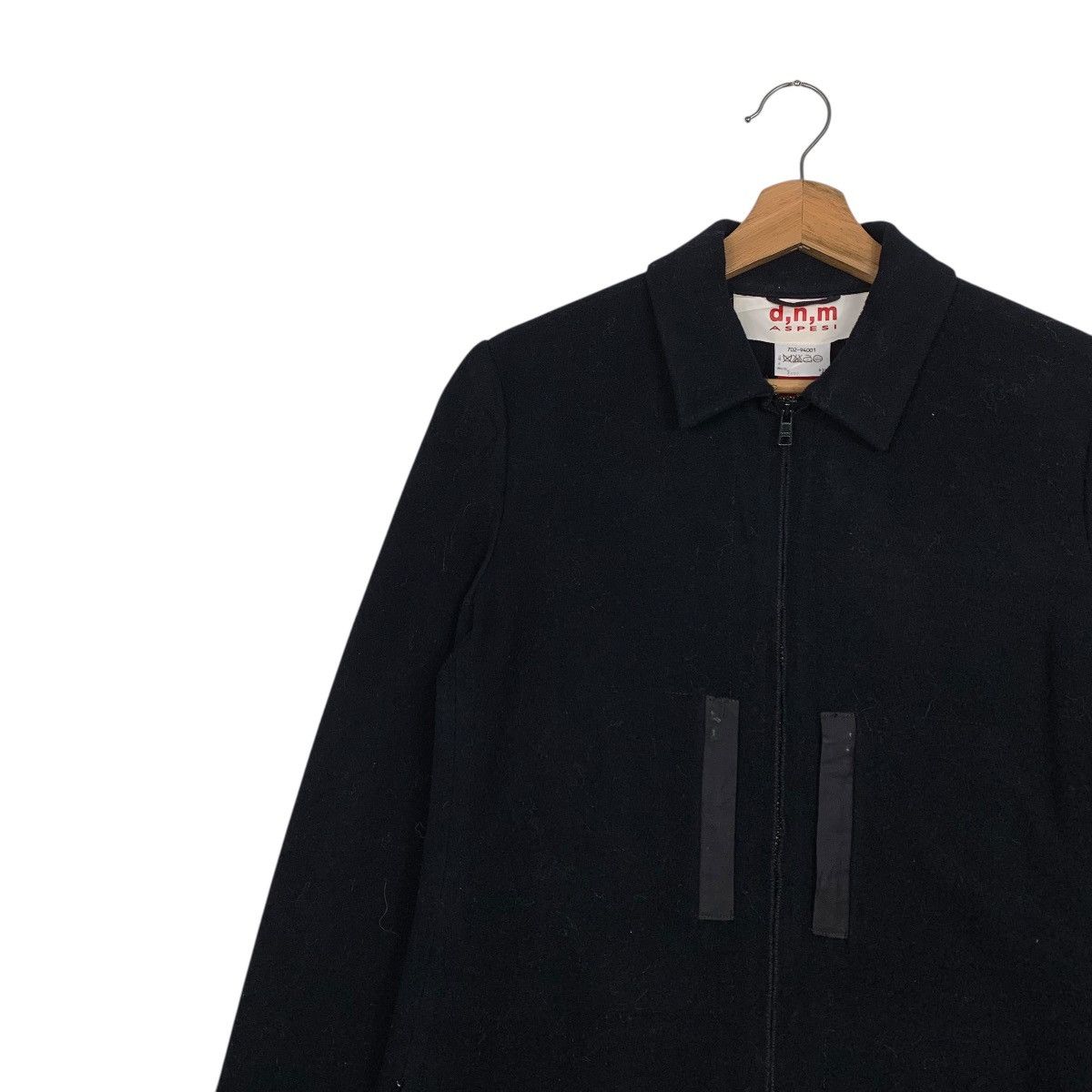 Aspesi DNM Aspesi Wool Zipper Black Coat Size US S / EU 44-46 / 1 - 7 Thumbnail