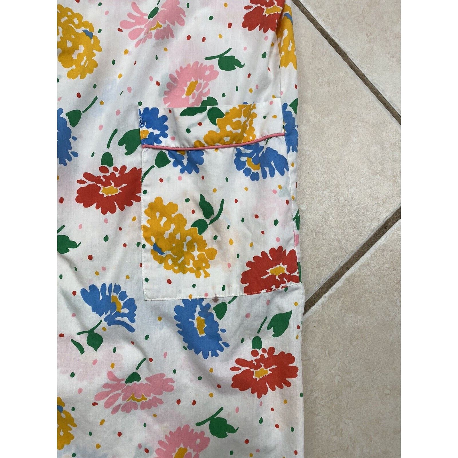 Other VTG Eyefuls Nightgown Mumu Multicolor Floral MOD Pearl Snap Size M / US 6-8 / IT 42-44 - 3 Thumbnail
