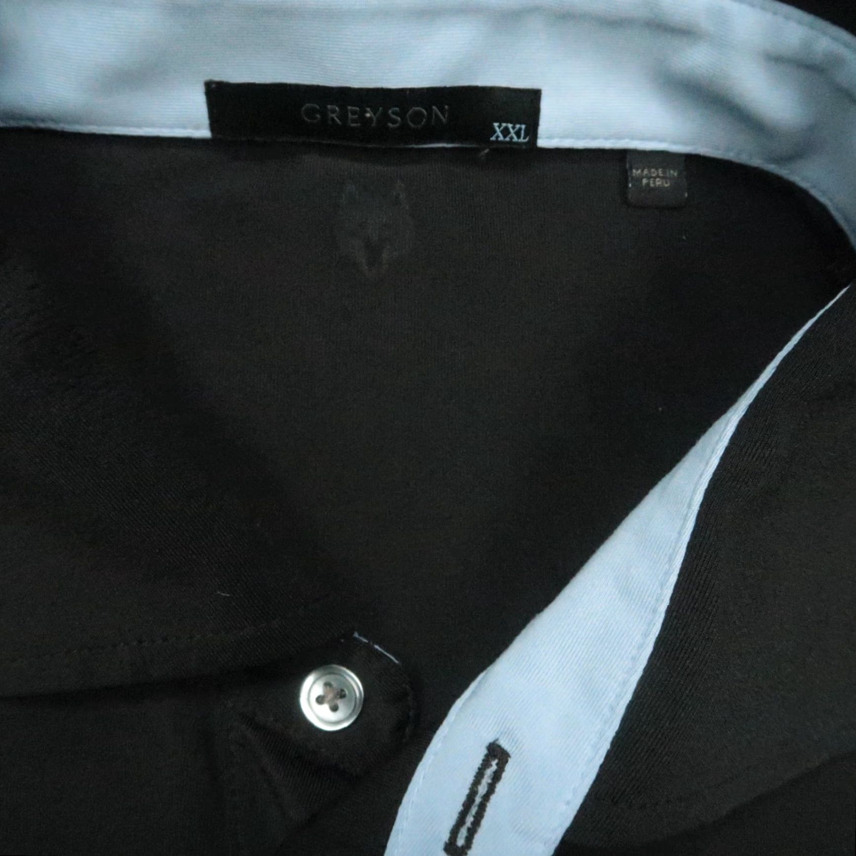 Vintage Greyson Polo Shirt Mens 2XL Black Long Sleeve Performance Golf Shirt Polo Activewear Casual Mens Size US XXL / EU 58 / 5 - 3 Thumbnail
