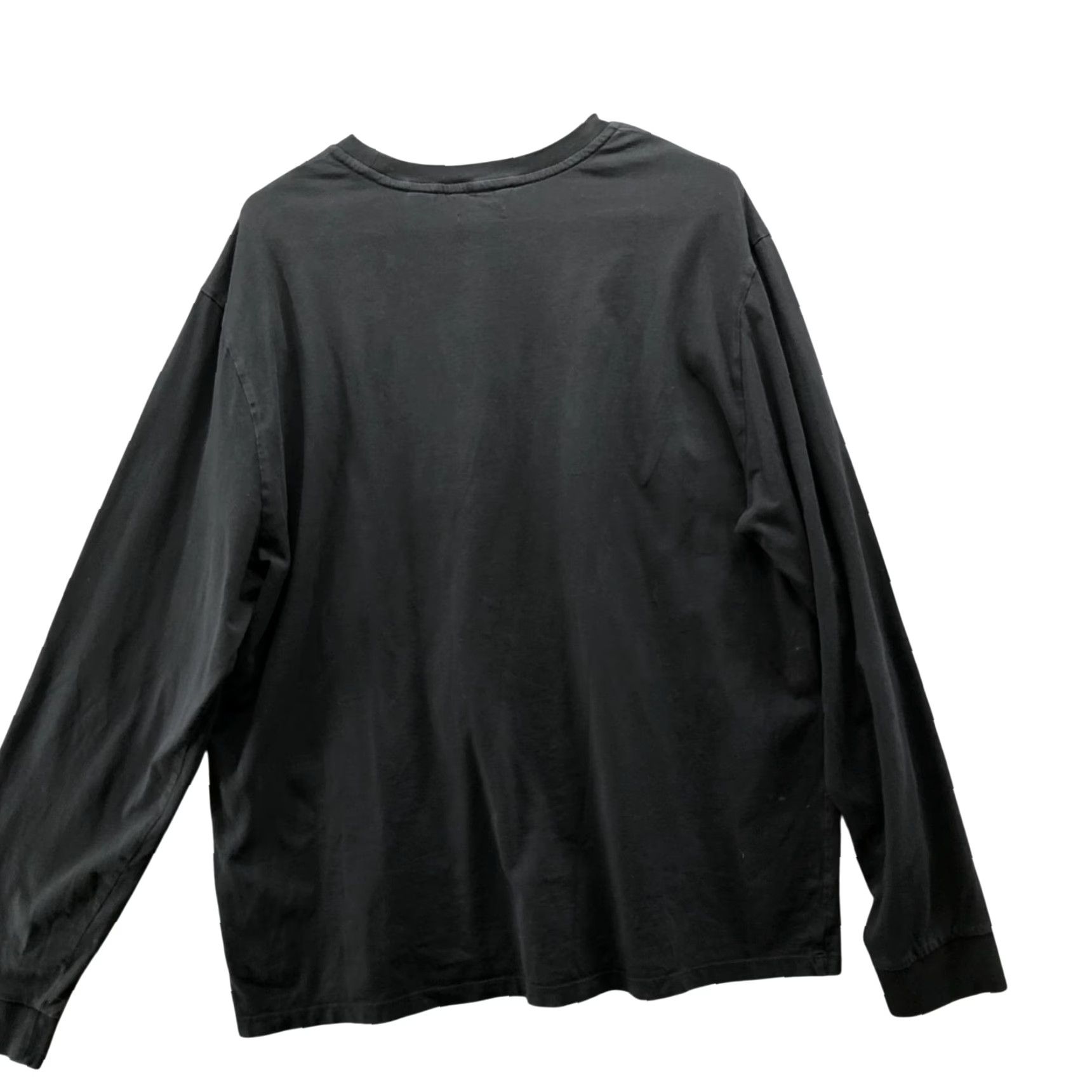 Calvin Klein Calvin Klein Long Sleeve T Shirt Mens XL Classic Fit Black Crewneck Cotton Size US XL / EU 56 / 4 - 2 Thumbnail