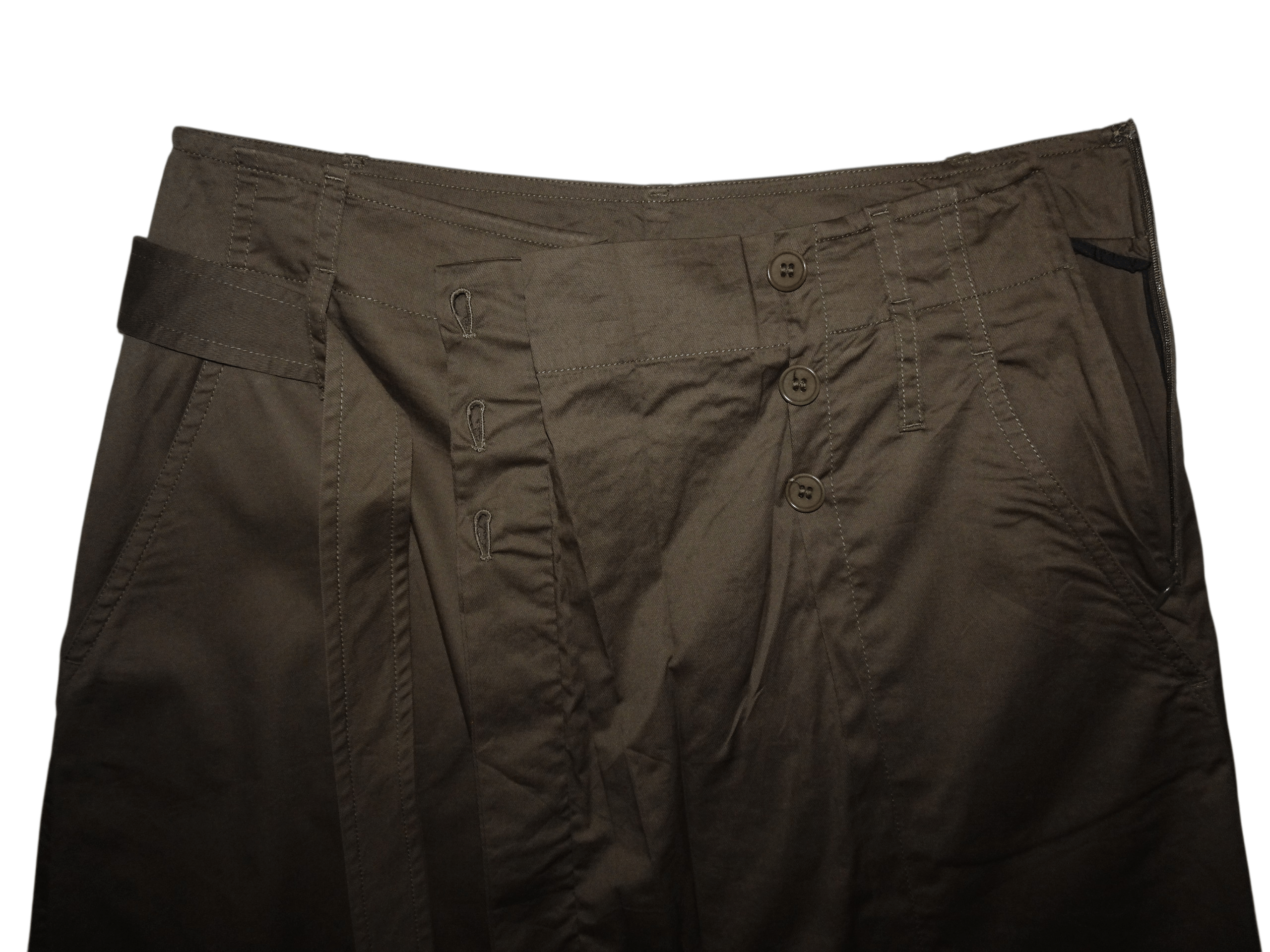Jil Sander JIL SANDER A-LINE COTTON SKIRT Size 26" / US 2 / IT 38 - 3 Thumbnail
