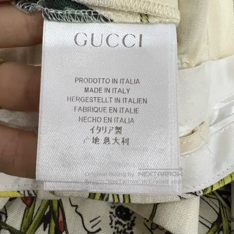 Gucci Gucci Plant and flower printed shorts Size 27" / US 4 / IT 40 - 4 Thumbnail